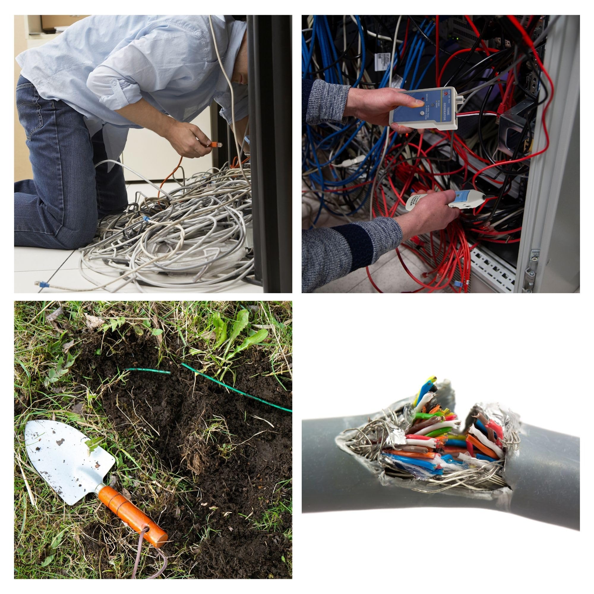 Velleman Traceur et testeur de câbles LAN/RJ45/RJ11/RJ12