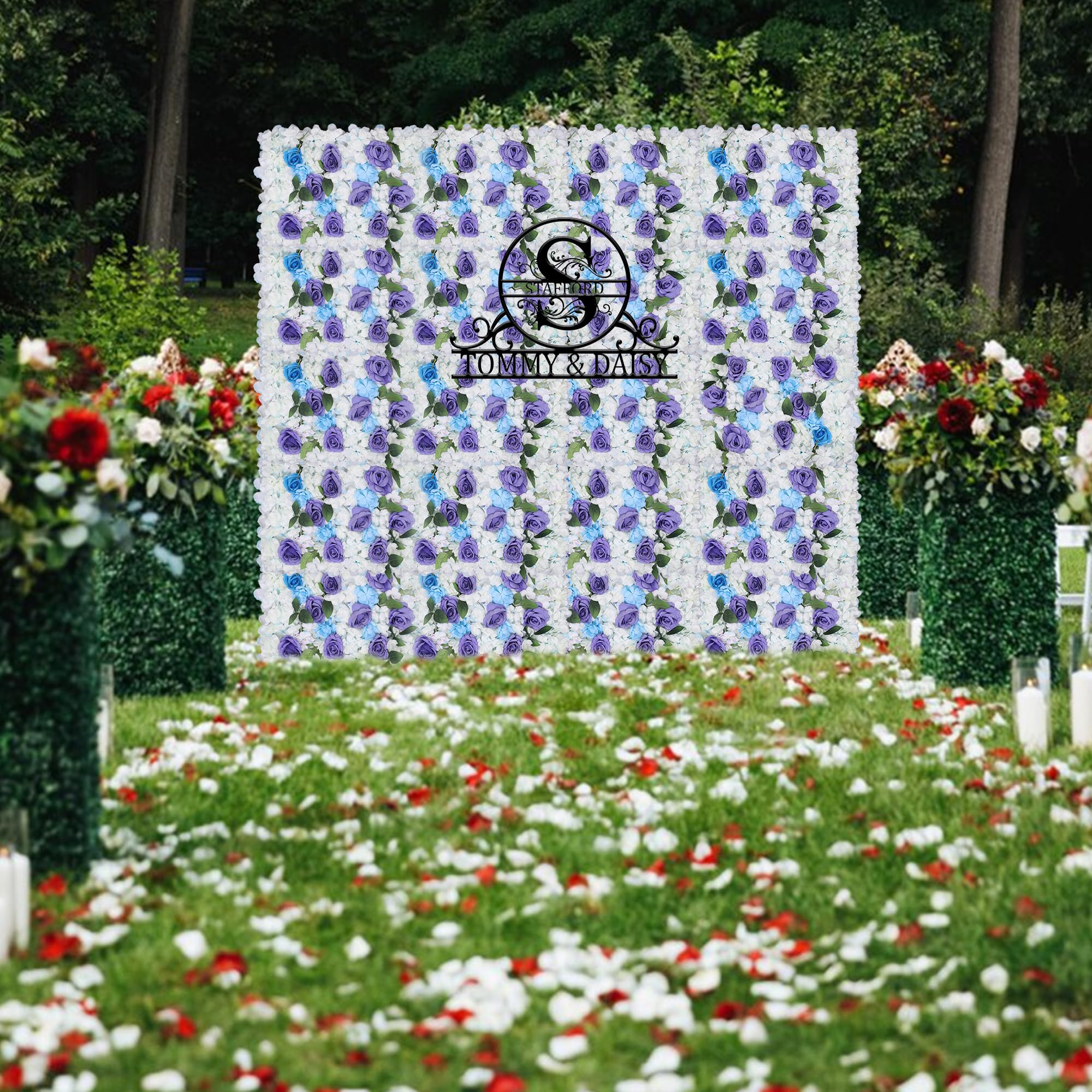 Artificiale Finto da Parete Cesto Fiore Vite Pianta Muro Arredamento