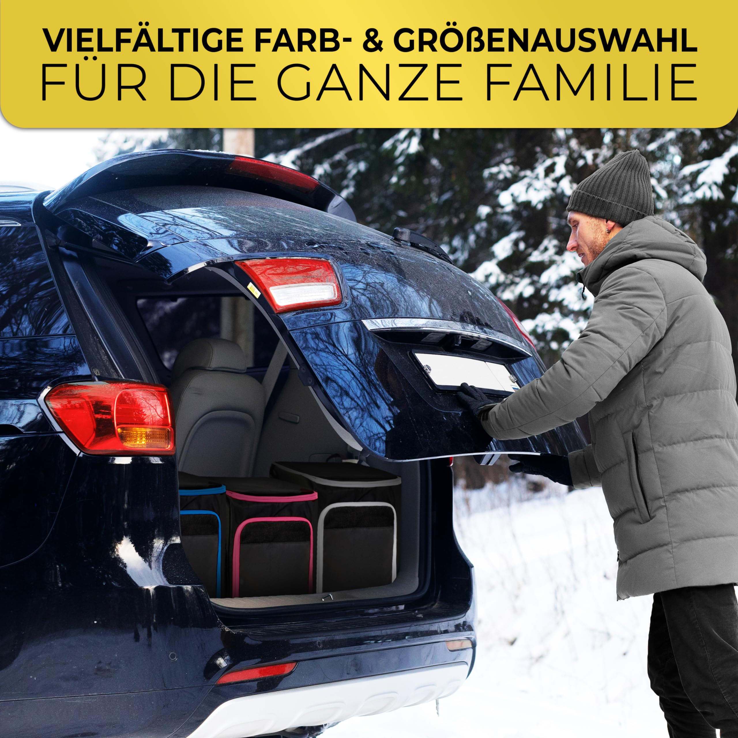 STYNGARD Skitasche Set 4-teilig (140cm-200cm) Skisack und Skischuhtasche mit Helmfach, Helmtasche, Bürste - Rolltop Skitasche und Skischuhtasche mit Lüftungsgitter Modell Salzburg