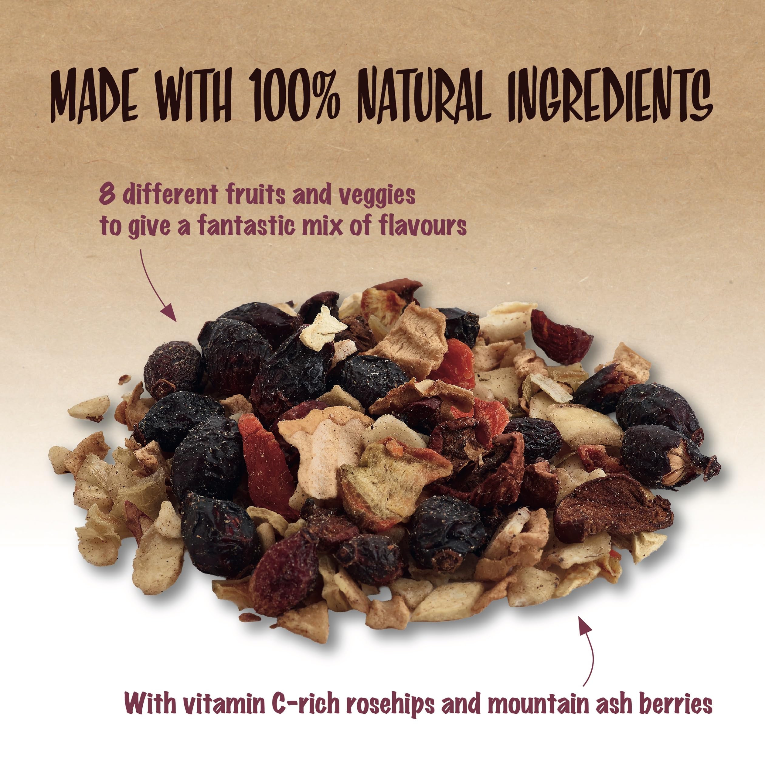 (Boredom Breakers) NATURALS Healthy Fruit Salad (125g)