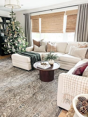 Miniatura 7 de Safavieh Home Devin Mesa de centro redonda con pedestal de roble oscuro Roble oscuro,Negro -,Negro con blanco lavado envejecido