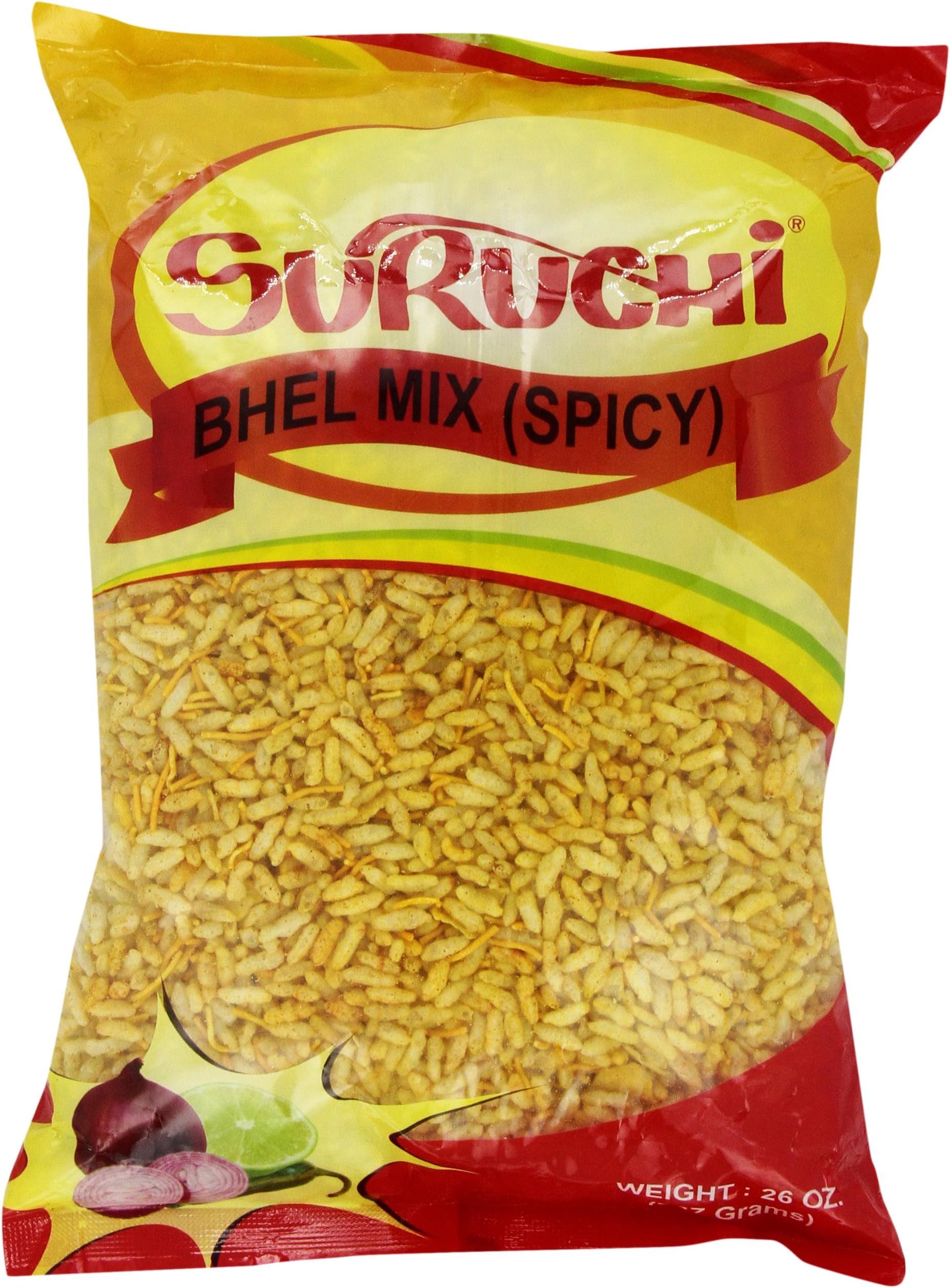 Suruchi SPICY BHEL Mix, 26.2000-Ounce (Pack of 3)