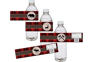 Lumberjack Water Bottle Labels
