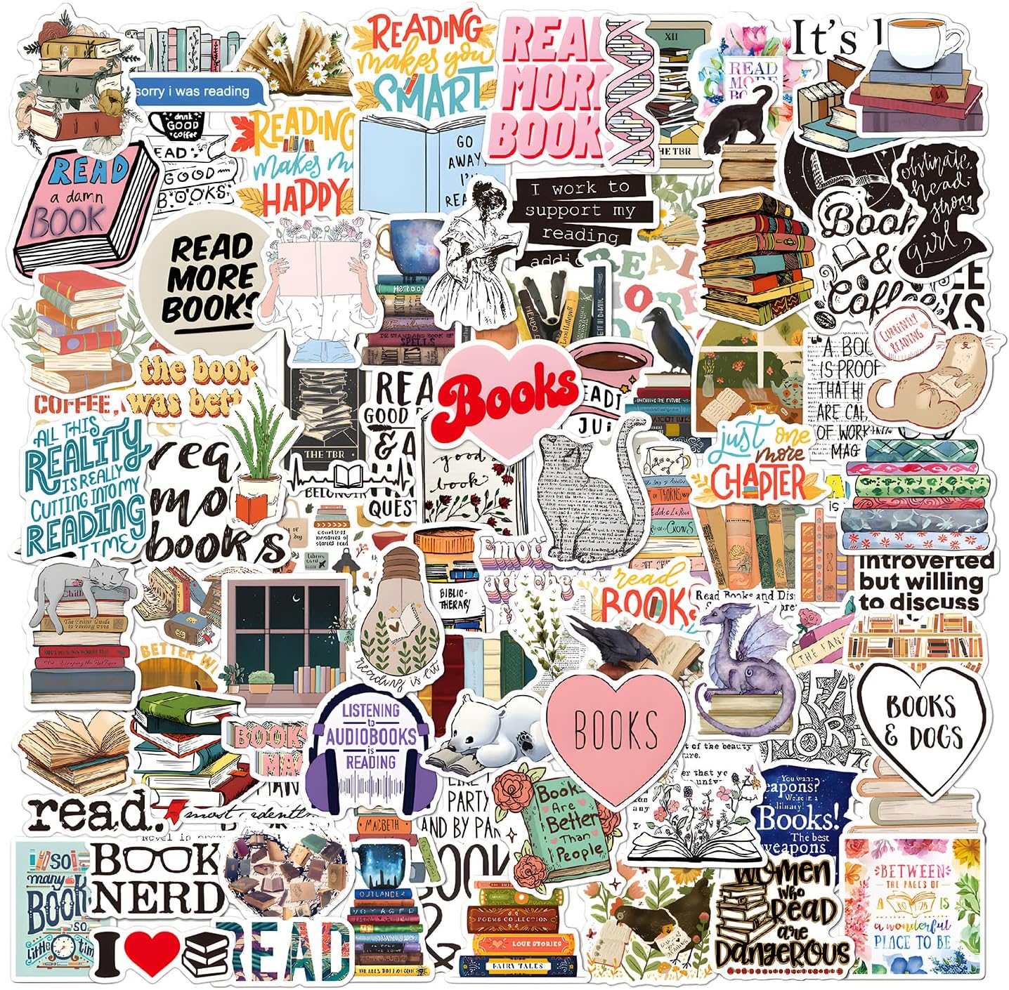 100 PCS Book Stickers for Kindle, Bookish Reading Stickers, Booktok Stickers, Book Lover Stickers Pack for E-Book Reader, Laptop, Water Bottle, Waterproof Vinyl Decals for Kids, Adults, Teens, Matte 100 PCS Book Stickers for Kindle, Bookish Reading Stickers, Booktok Stickers, Book Lover Stickers Pack for E-Book Reader, Laptop, Water Bottle, Waterproof Vinyl Decals for Kids, Adults, Teens, Matte