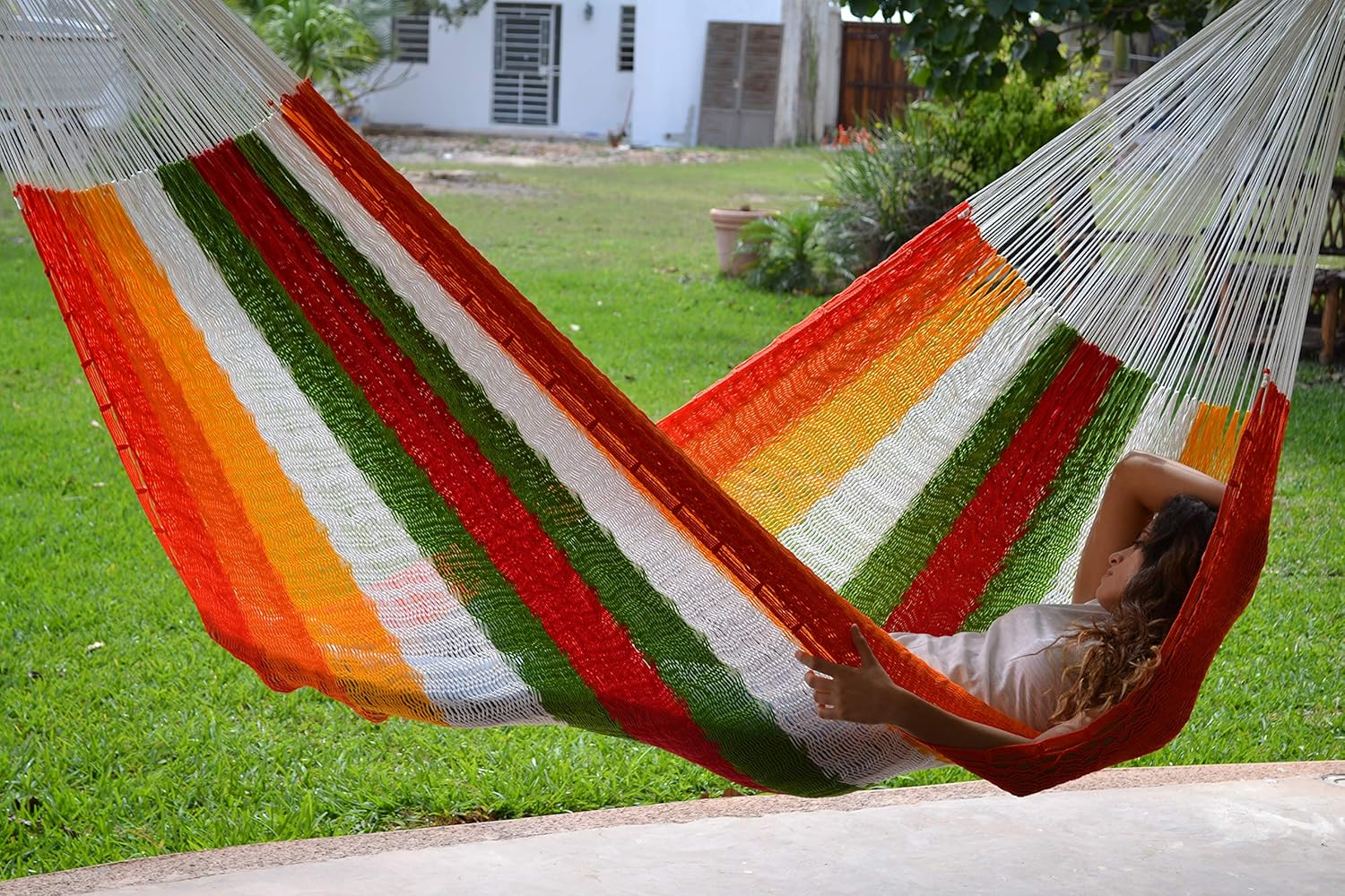 Traditional Mayan Hammock -Habanero Hammock (Small) - Thick Nylon Thread