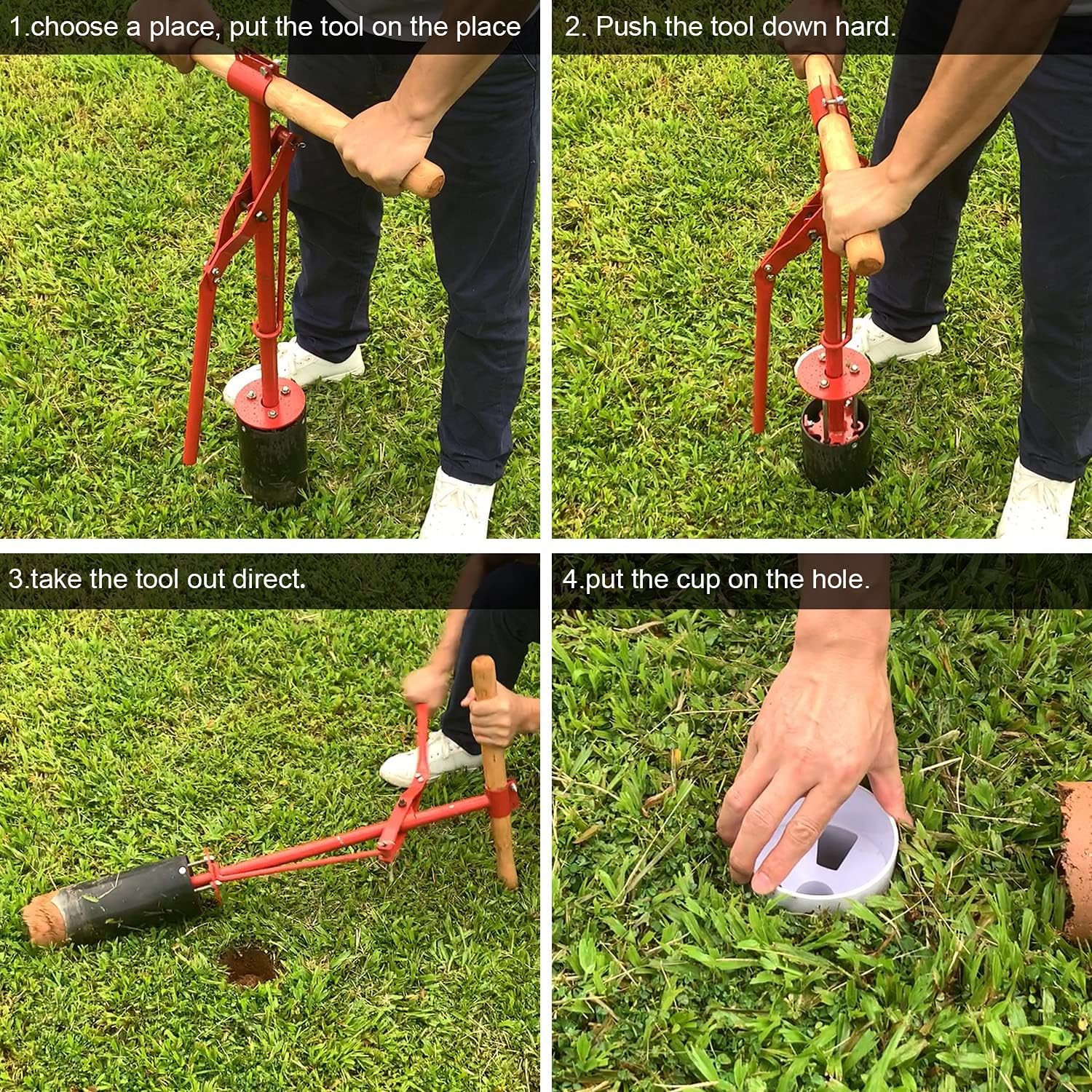 MYKUJA Golf Hole CutterPutting Green Hole CutterPutting Green Lever