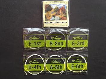 Alice A106 Classic Concert Guitar Strings, Nylon, Hard Tension