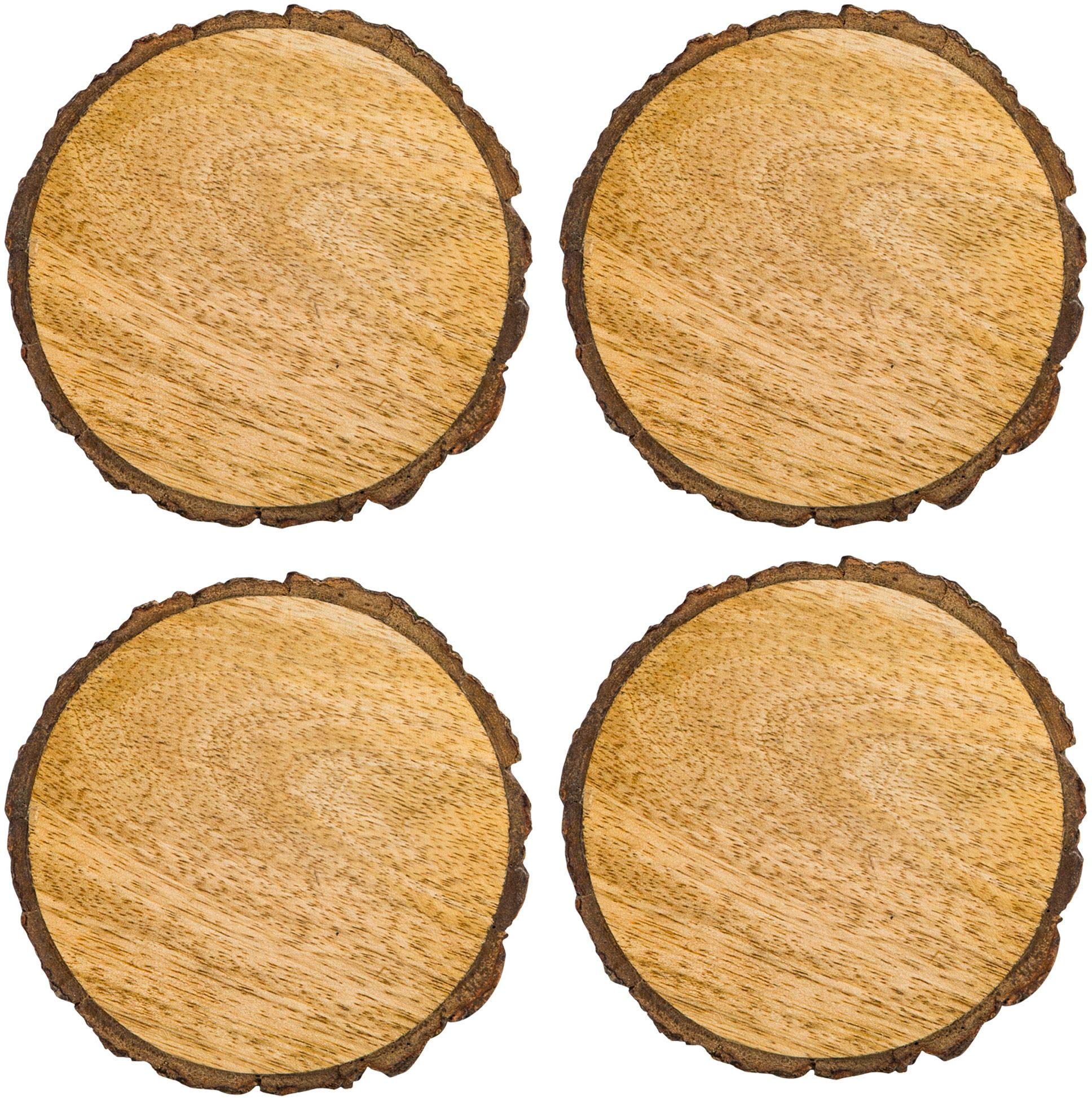 Home Essentials 80931-HE Home Decor Product Wood Coasters