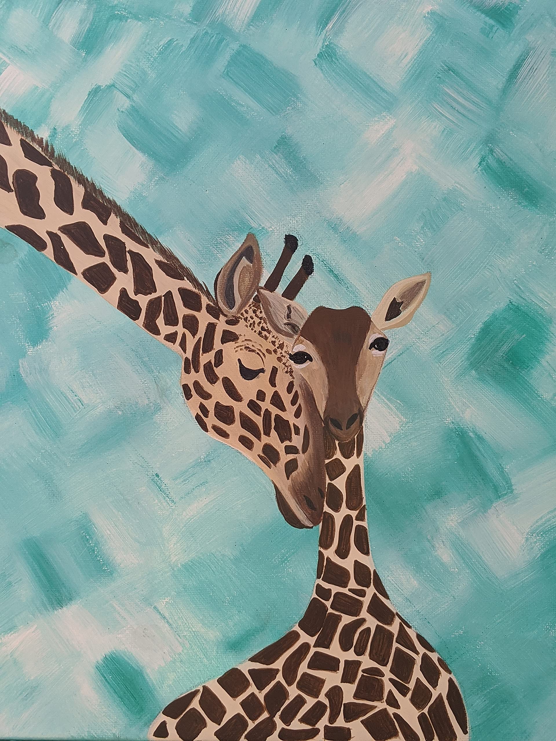 MagicTrails | Mom and Baby Giraffe I Art Print I 8in x 11in-image-20