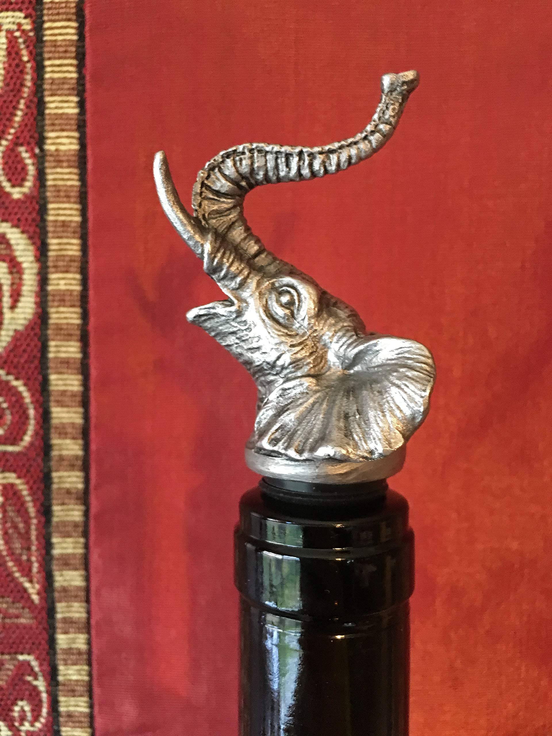 Elephant Wine Aerator Pourer Premium Aerating Pourer Stainless Steel Food Grade Silicone Stopper