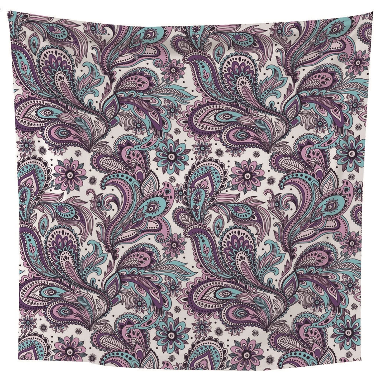 Aeici Tapiz Tela Muro Playa, Manta Pared Decorativa Estampado Floral Tapiz para Colgar Pared(350X256Cm)
