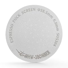 MHW-3BOMBER 58 5mm Espresso Puck Screen with Round Hole Espresso Filter 0 8mm Thickness Stainless Steel Coffee Reusable