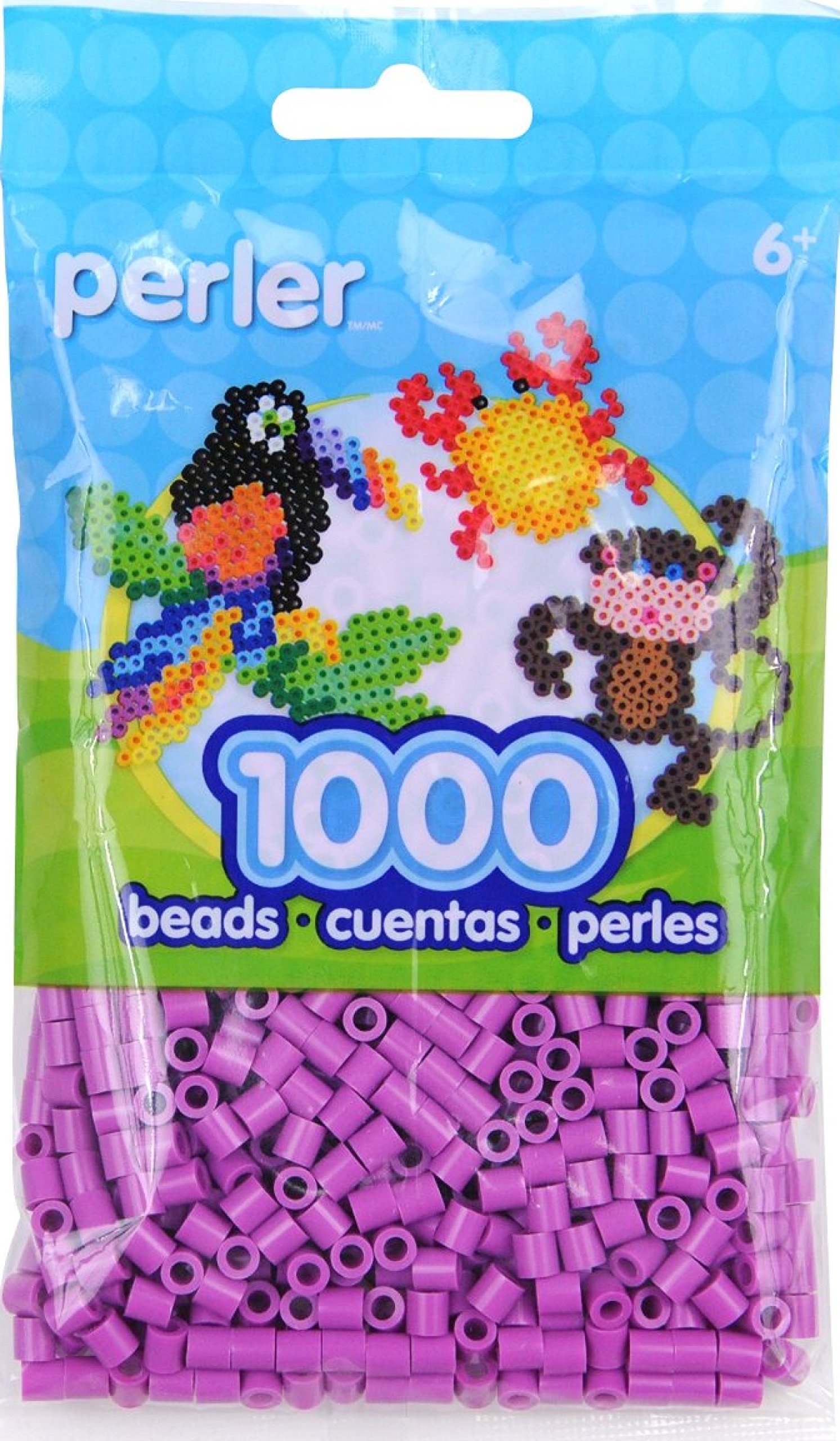 Bulk Buy: Perler Beads Plum 1,000 Count (3 Pack)