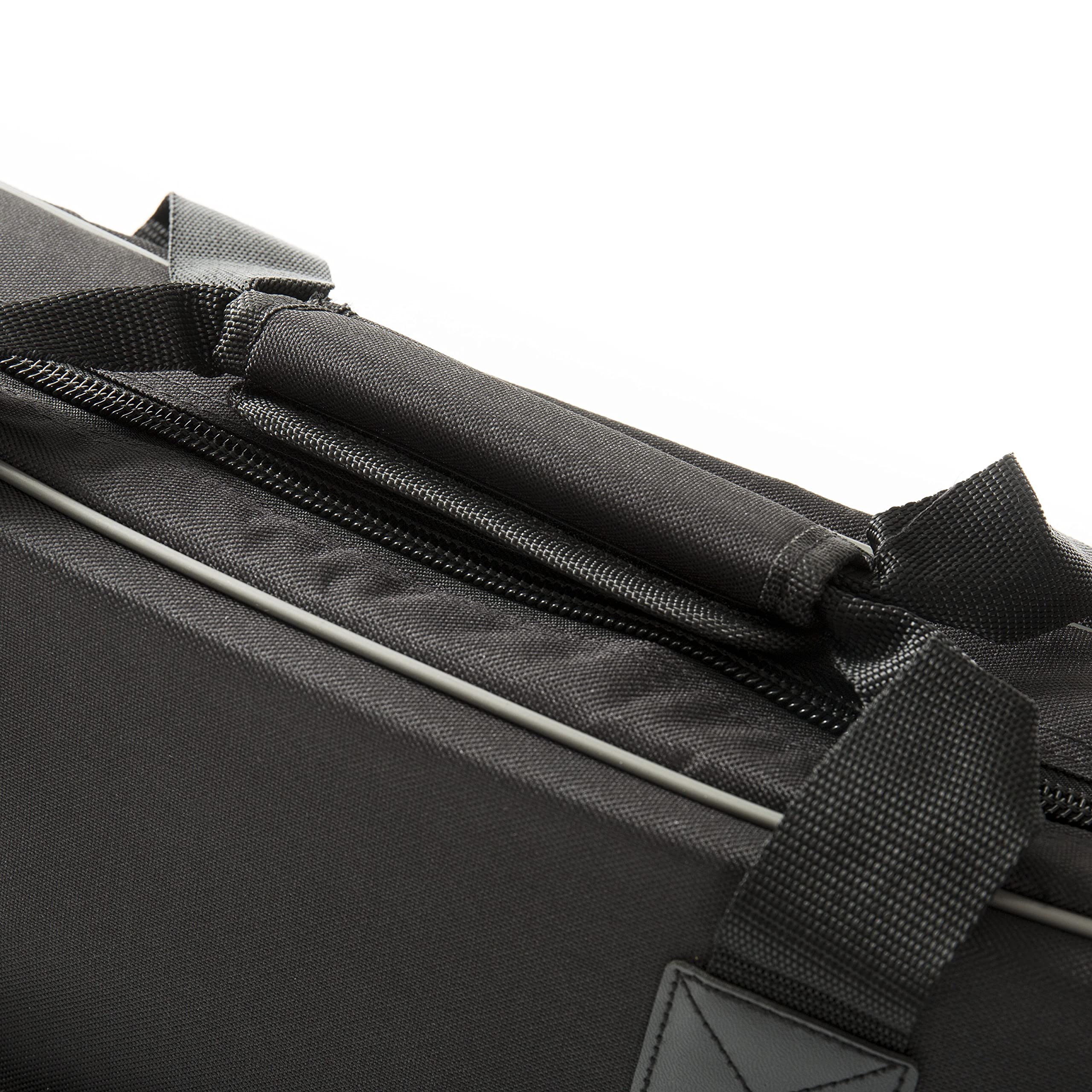 Fame Pedalboard, Board aus pulverbeschichtetem Aluminium mit 5 Streben für 10 Effektpedale, Gigbag mit Zubehörfach, Spaceboard 60 L