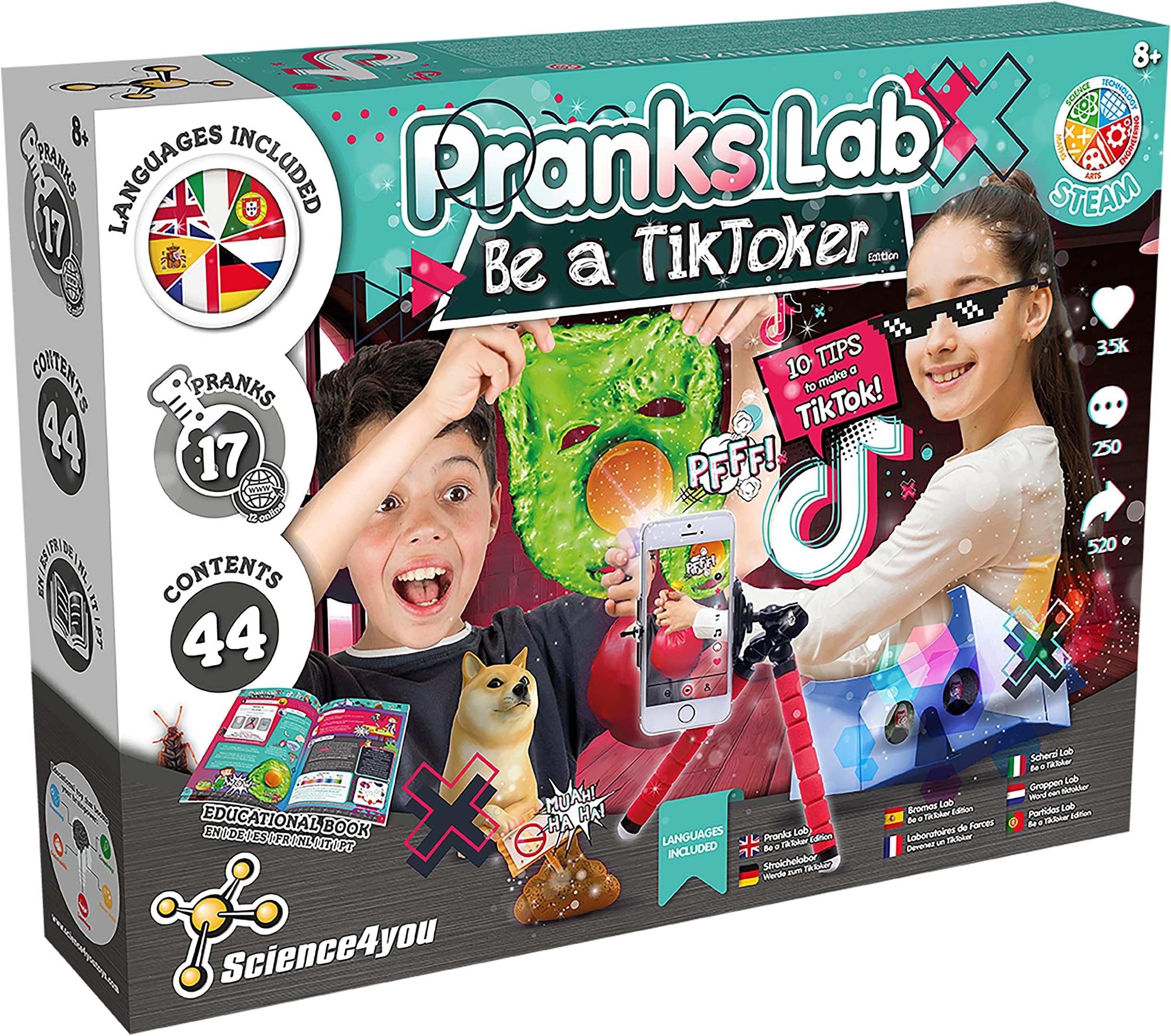 Science4youPranks Lab Be A TikToker Science Kit