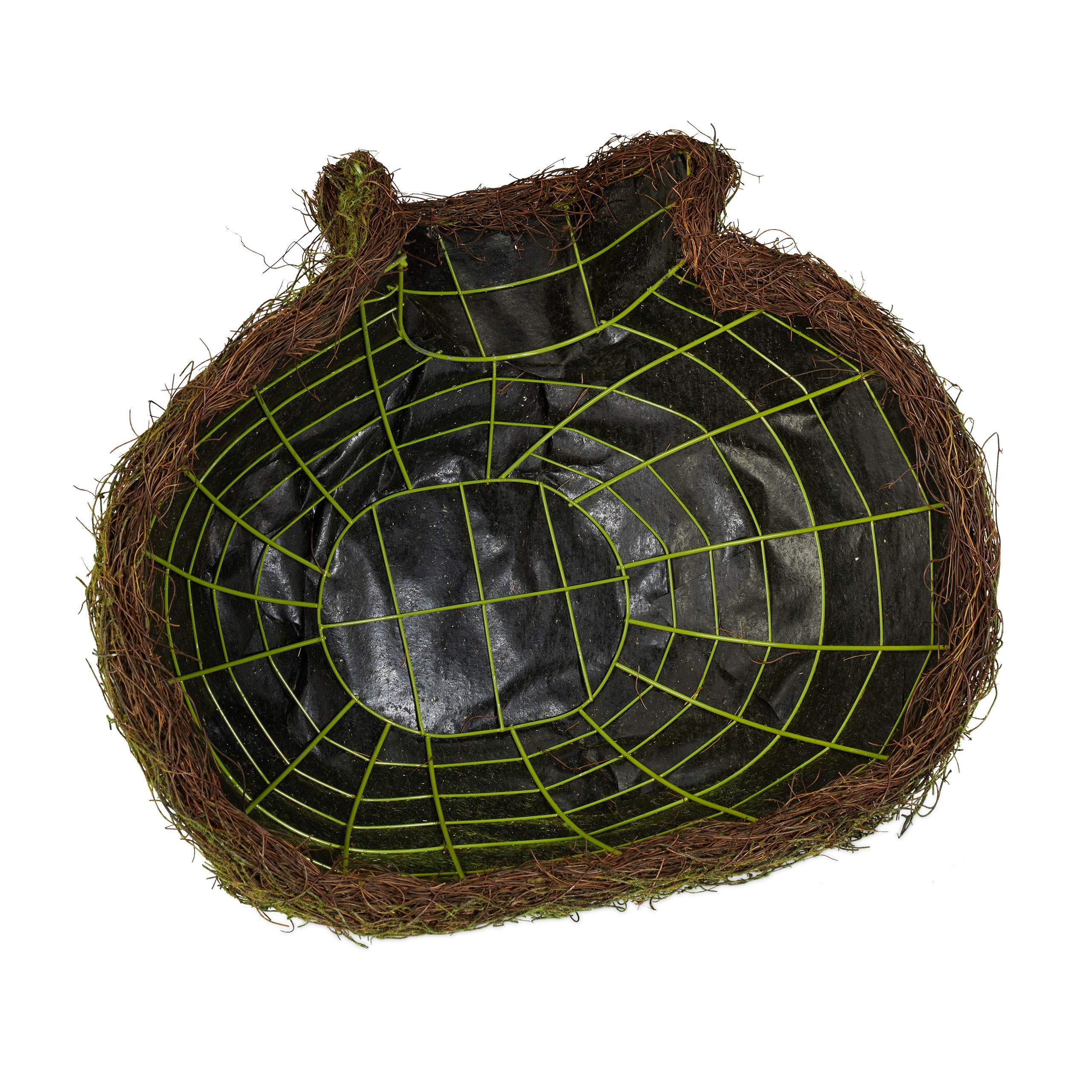 Relaxdays Igelhaus Iglu Winterquartier wetterfeste Igelkuppel Rattan 20 x 52 x 45 cm Natur