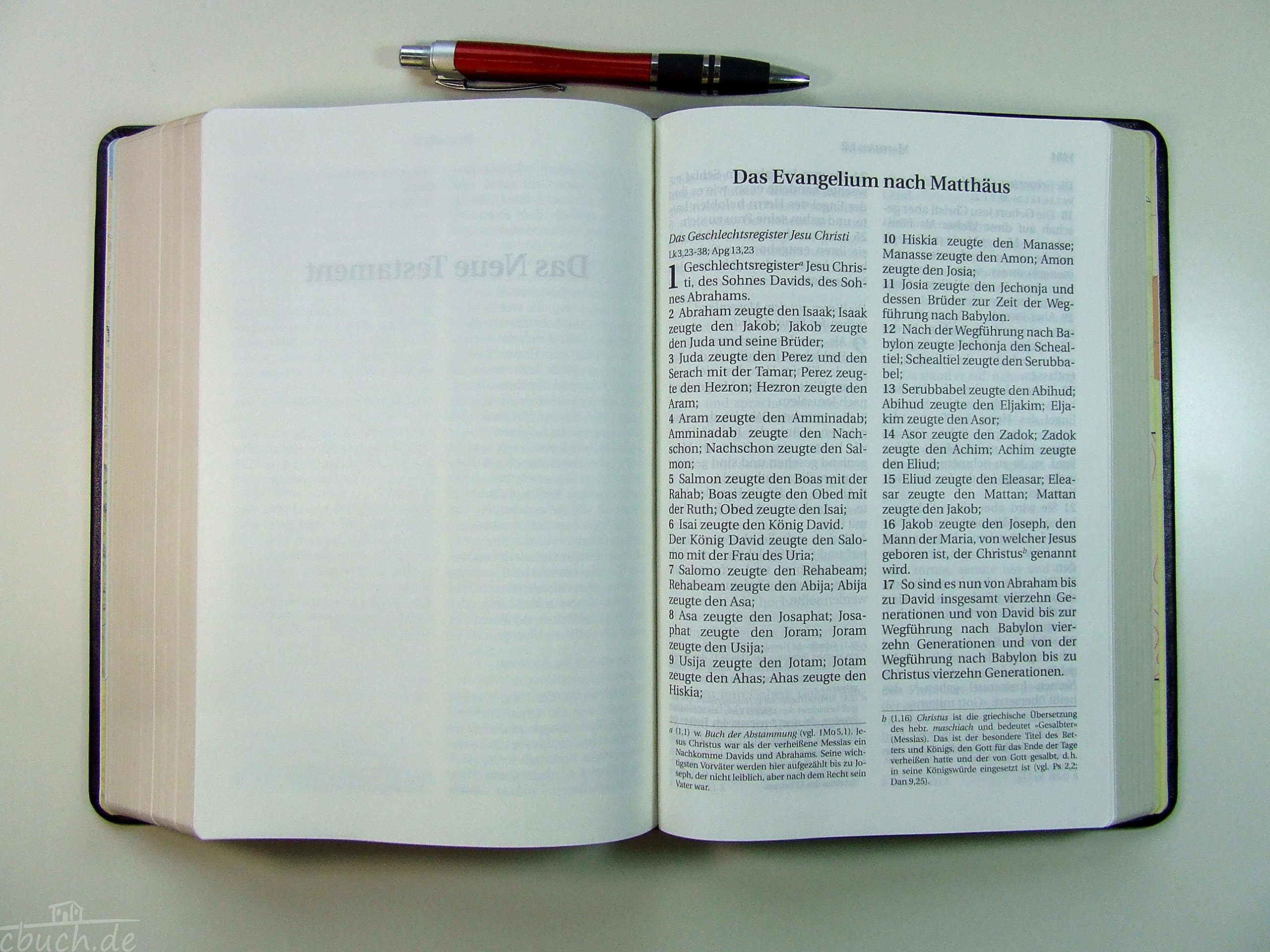 Schlachter 2000 Bibel - Großdruckausgabe (Softcover, schwarz, Goldschnitt): Großdruckausgabe, Rindleder-Einband (flexibel), Goldschnitt, Fadenheftung / ohne Parallelstellen