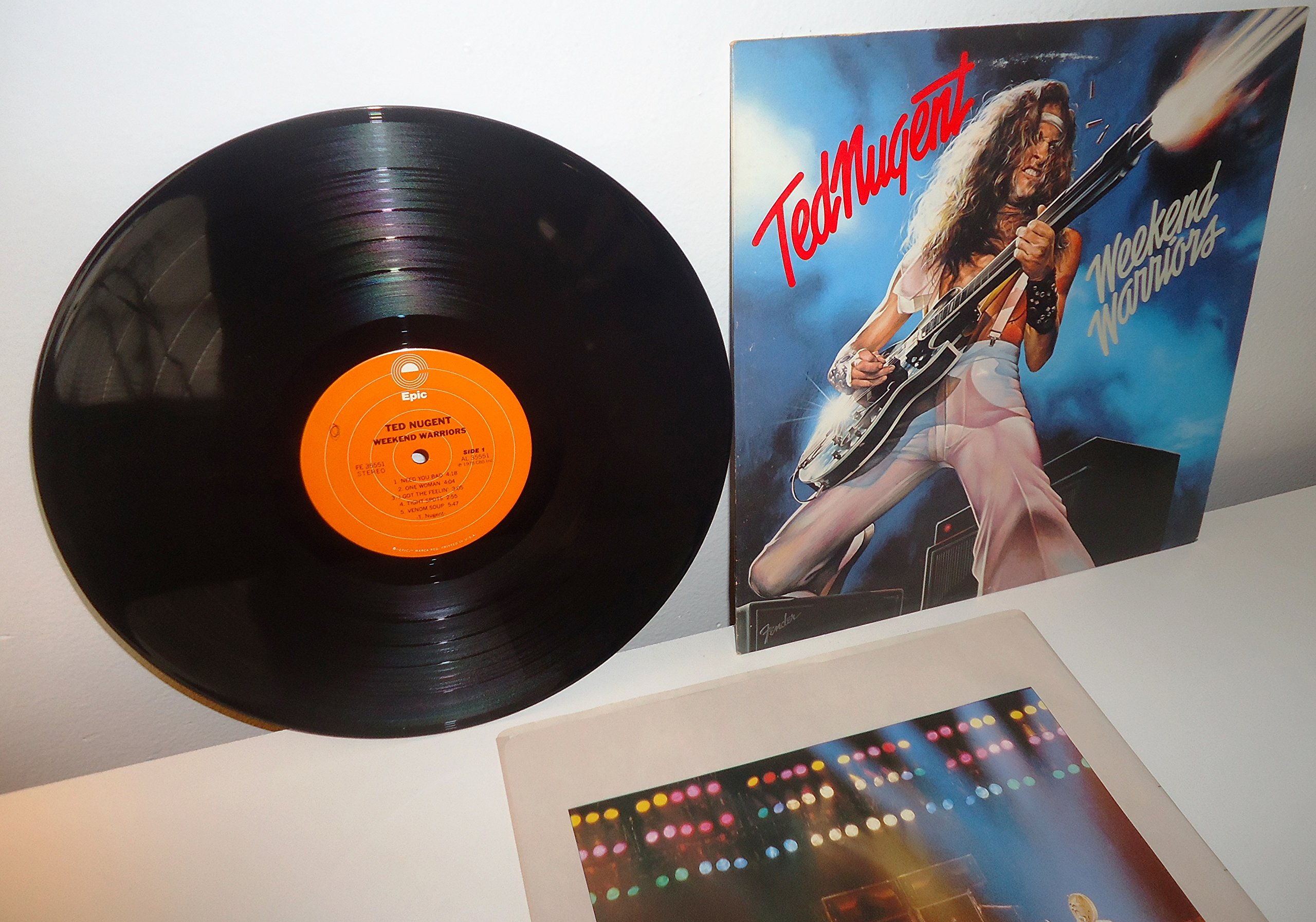 Ted Nugent FE 35551 Weekend Warriors Label: Epic LP, Album, Land: US Released: 1978, Motiv: Rock Style: Hard Rock