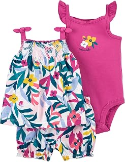 3-Piece Floral Little Short Set (12 Months, 12_Months)