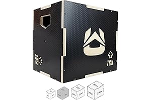 Plyo Box - Anti-Slip Wood 3-in-1 Plyometric Box: The Ultimate Fitness Essential