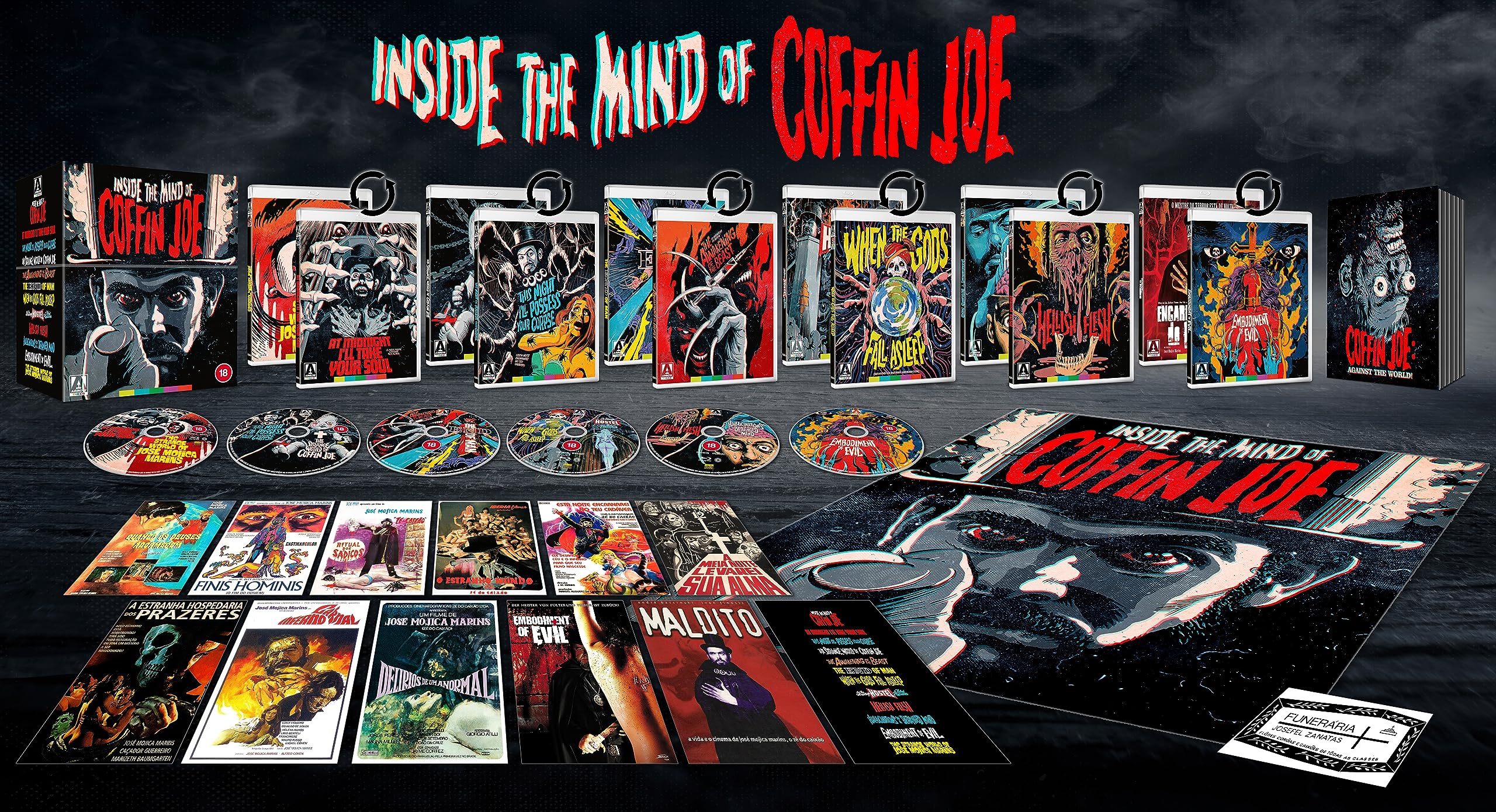 Inside the Mind of Coffin Joe Limited Edition [18] Blu-ray Box Set