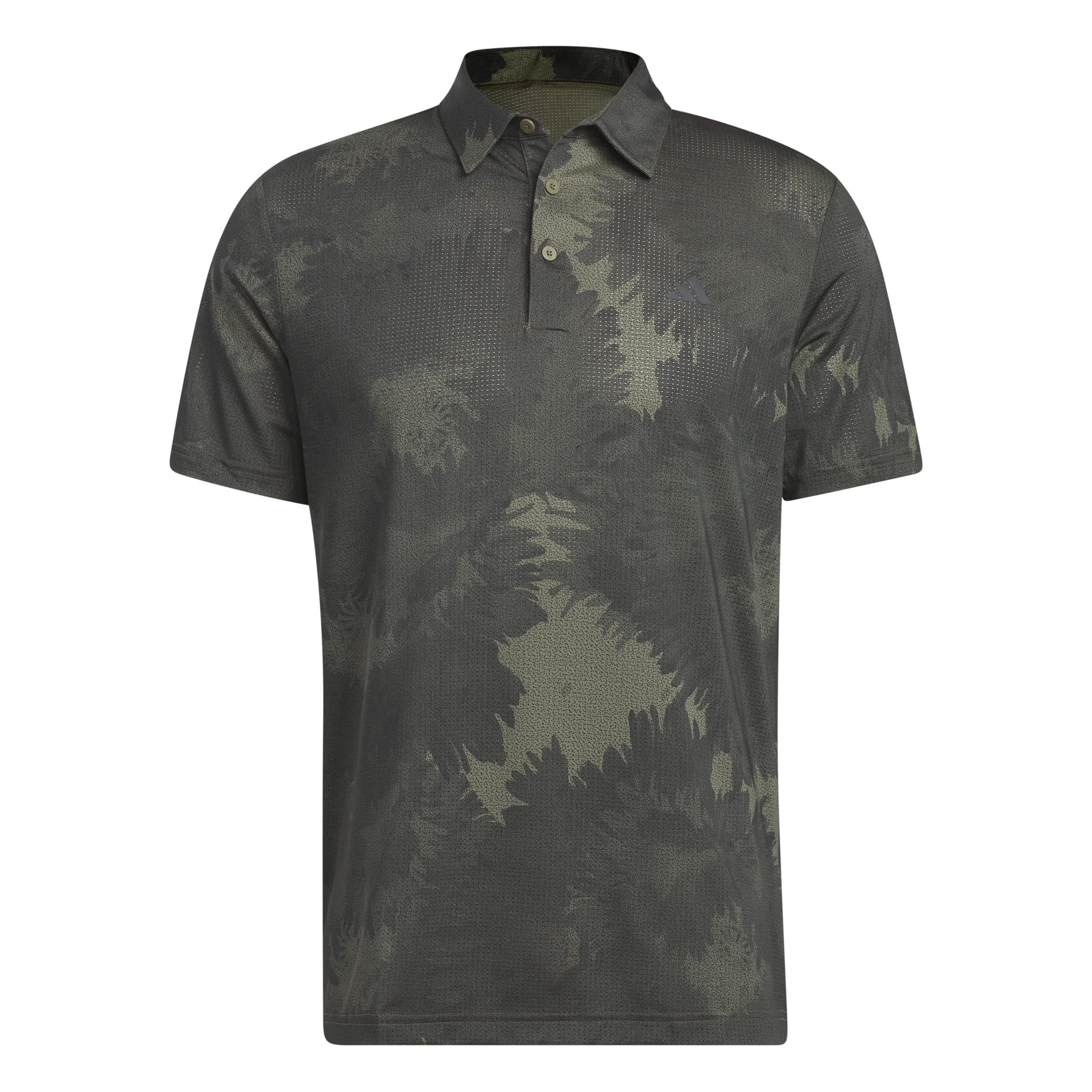adidasMen's Flower Mesh Polo Shirt