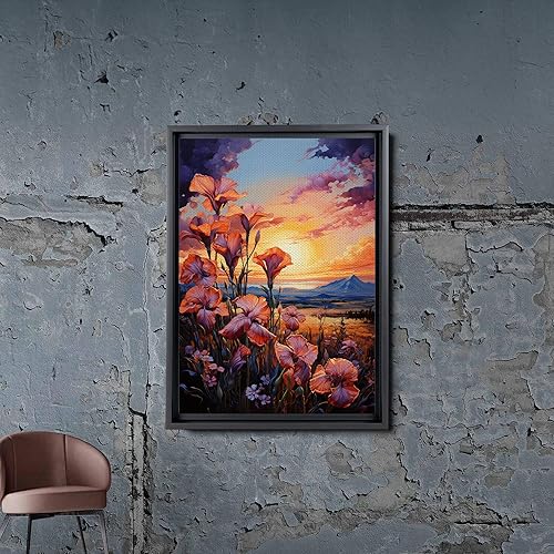 Miniatura 5 de Provence Blooms, Acrylic Iris Prints, Captivating Canvas Wall Art Celebrating the Beauty of Flowers, Decor Canvas, Art Decor