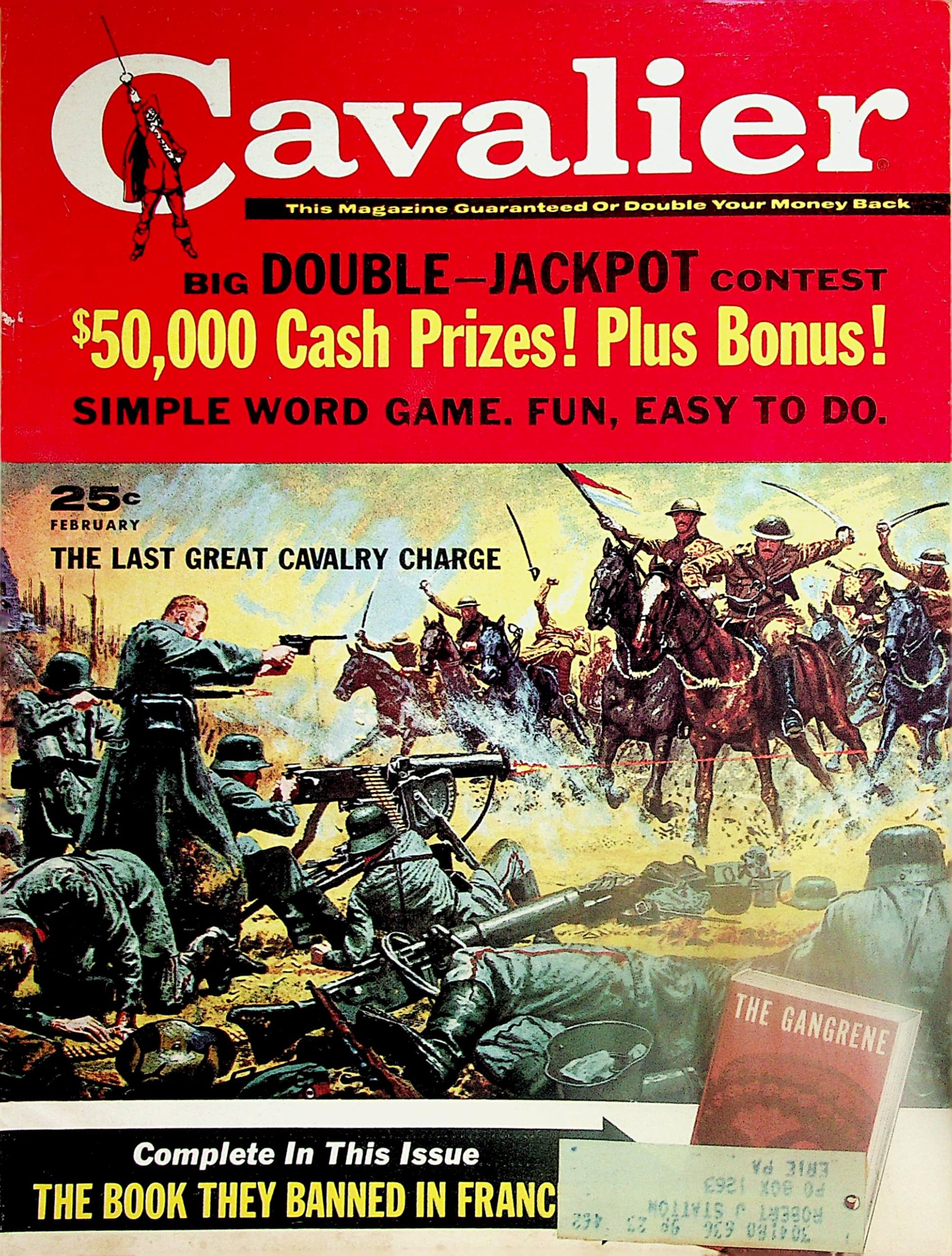 Cover of Cavalier, February 1961