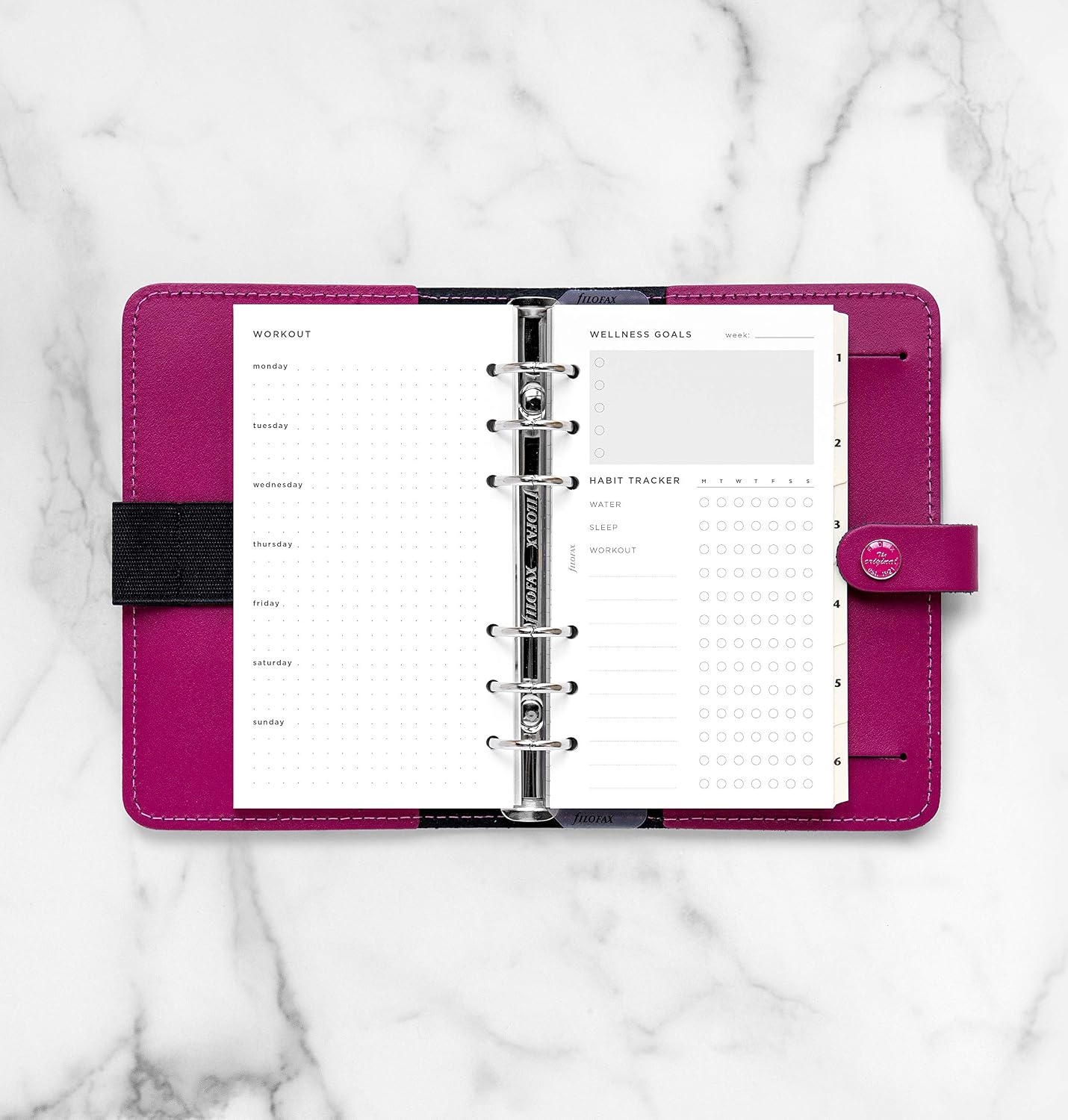 Filofax Personal Wellness Trackers Refill, 132688 image 4