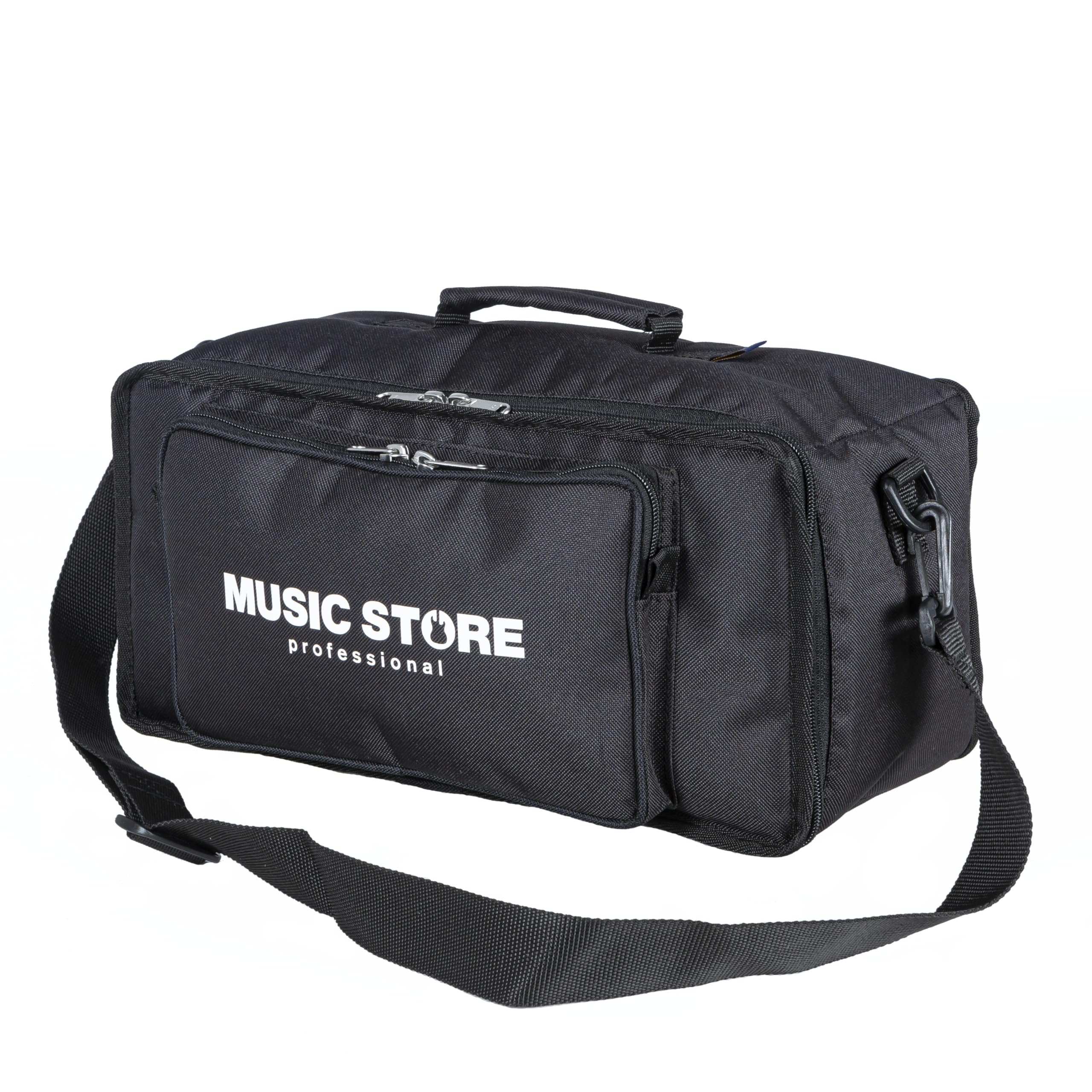 MUSIC STORE Schutztasche für XR 18, XR 16 X-Air, Nylon, Gepolstert, Wasserabweisend, Staub- und Kratzerschutz, Stoßfest, Zubehörfach für Kabel, Handgriff, Schulterriemen, Innenmaße 333 x 150 x 140 mm