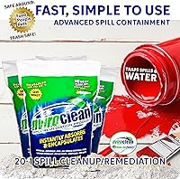 Vista 11 de Limpieza de derrames superabsorbente y encapsulante de hasta 24 libras, para uso doméstico, comercial e industrial para aceite, anticongelante