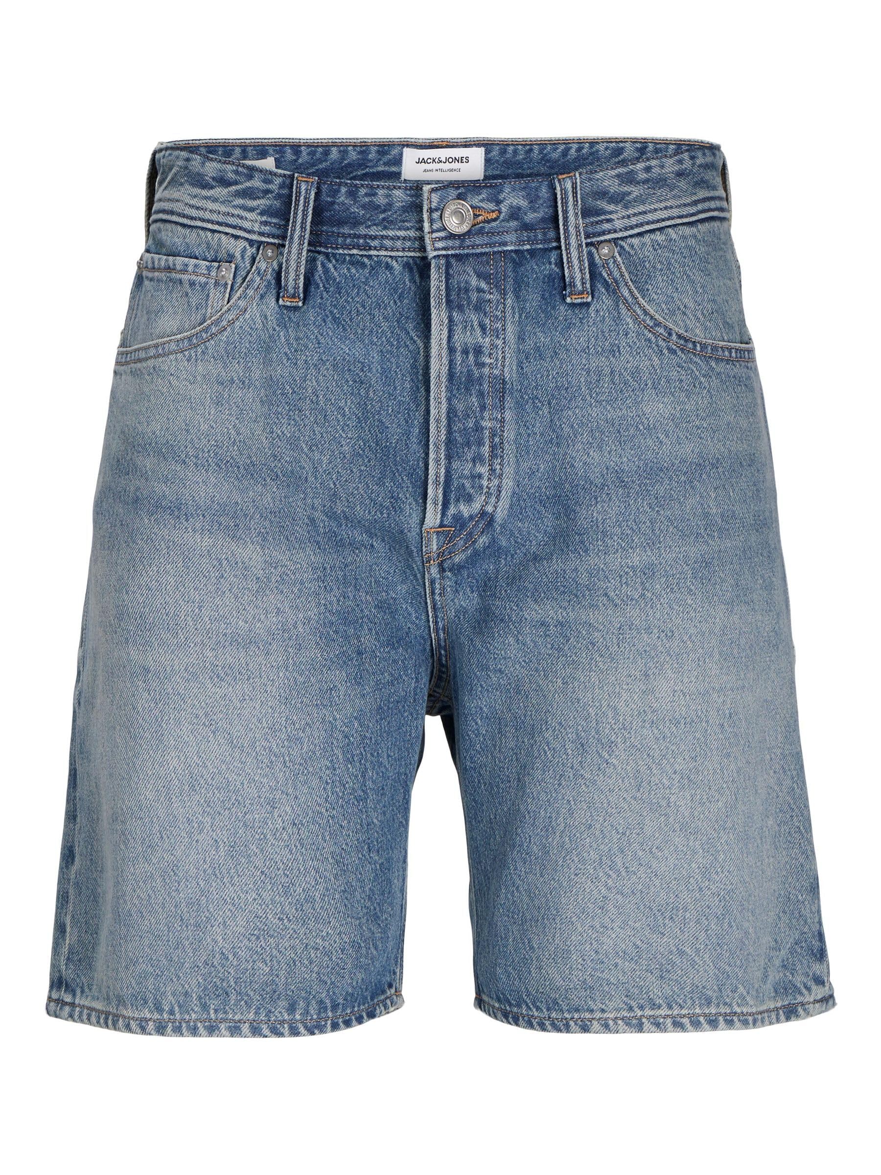 Jack & Jones Men's Blue Denim Jjitony Jjoriginal Shorts Sbd 210 Sn, Xl