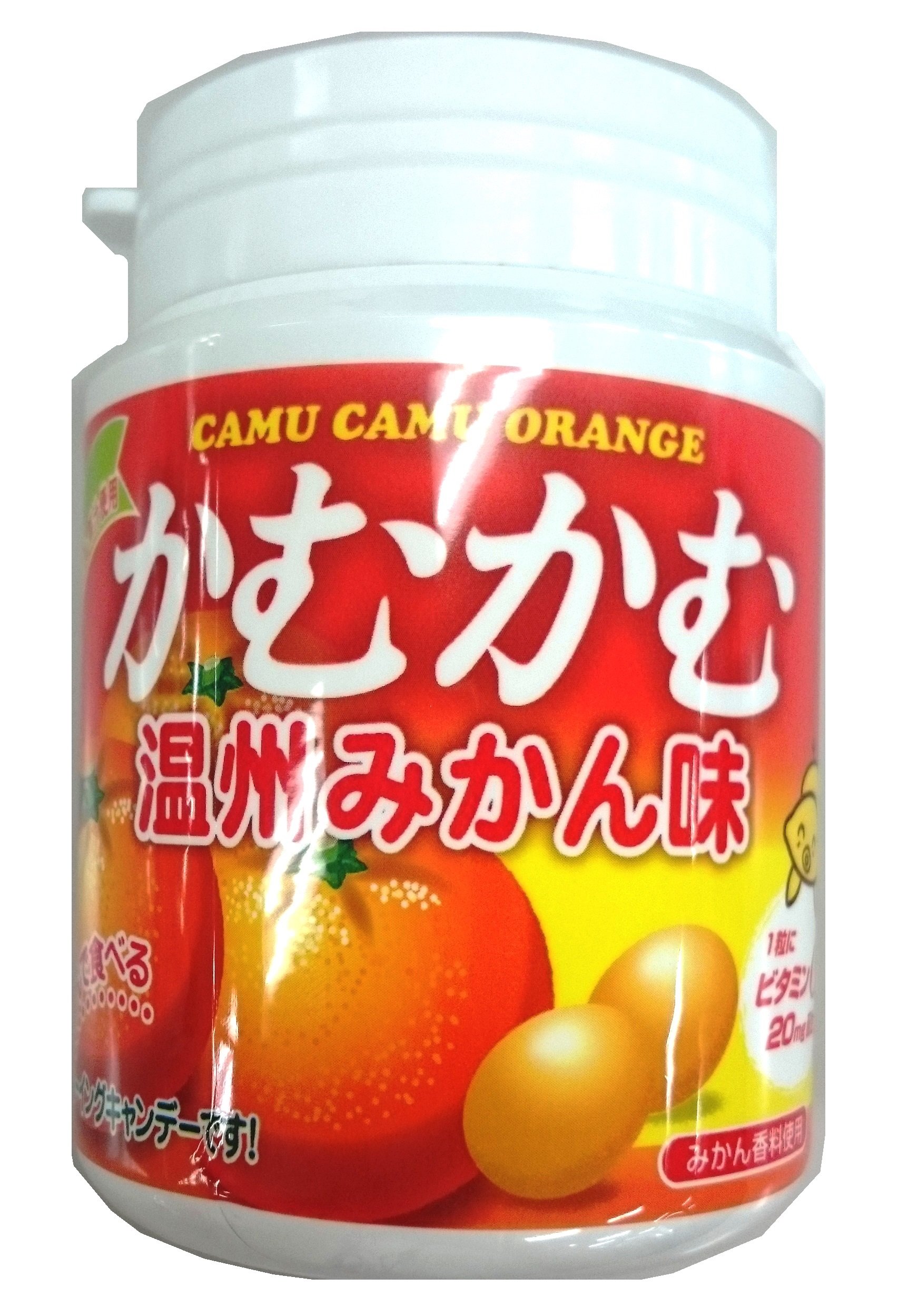 Amazon.co.jp: かむかむ かむかむ温州みかん味 ボトル 120g : 食品