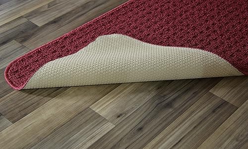 Miniatura 4 de Garland Rug Herald - Juego de 2 alfombras cuadradas de cocina, 18 x 28 pulgadas, rojo chile