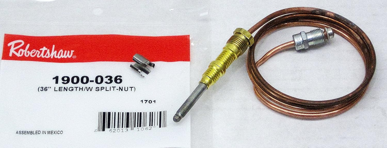 Robertshaw Thermocouple 36" 1900-036 with Split Nut (51-1209)