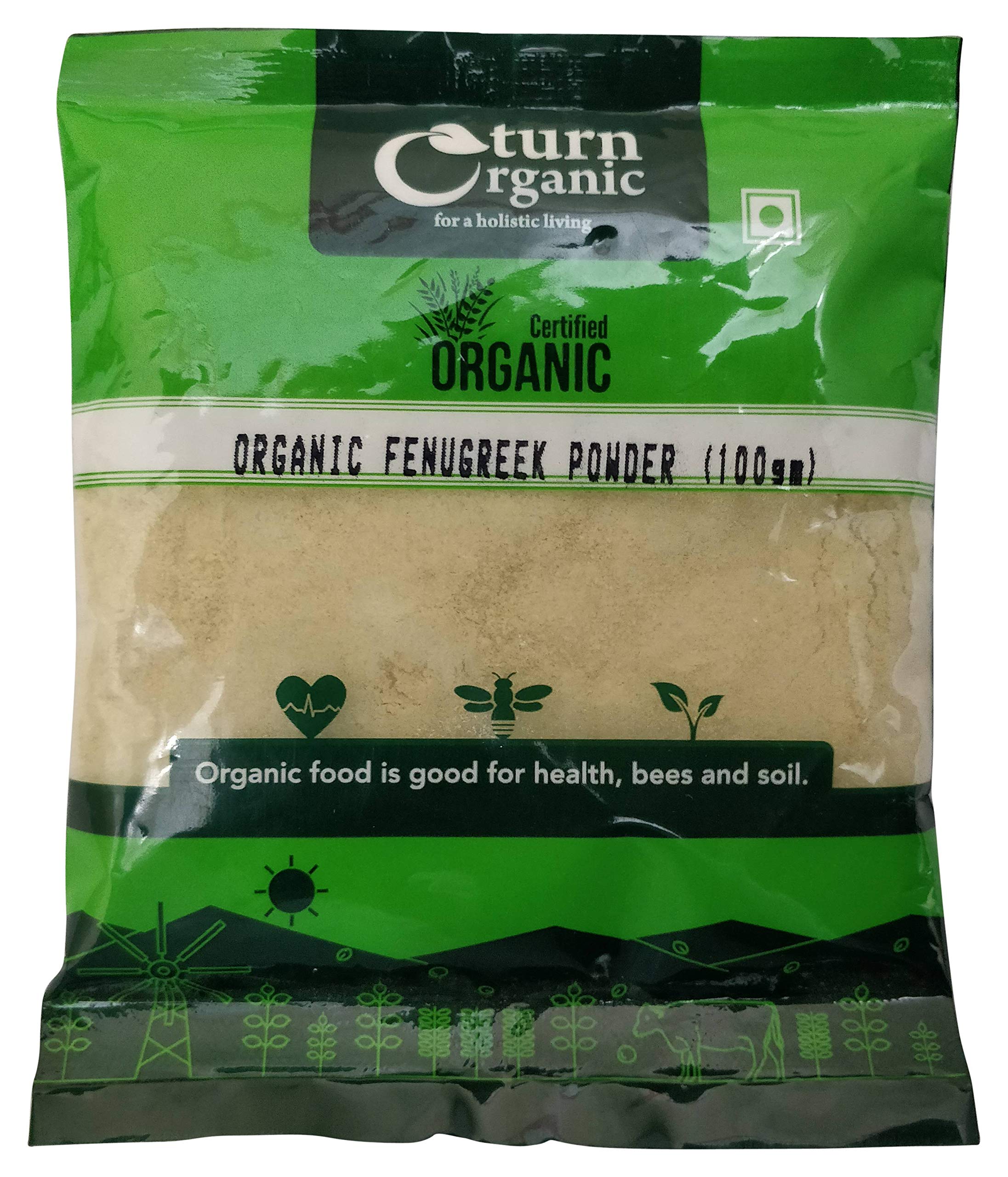 Turn OrganicFenugreek Powder, 100g