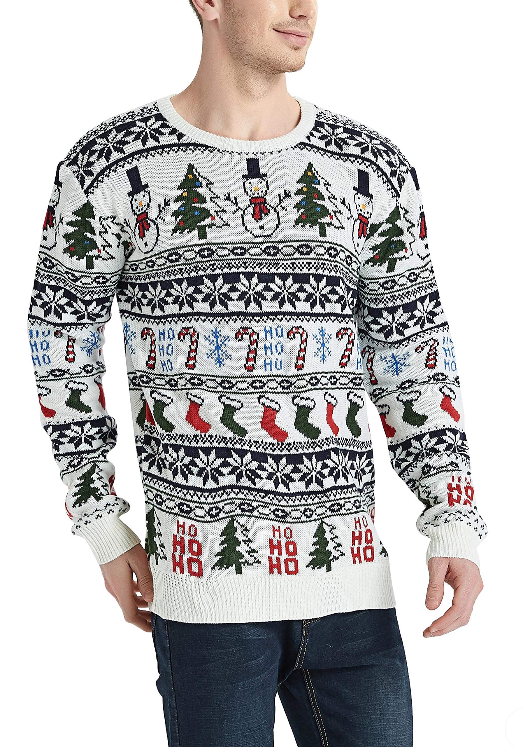 mens holiday cardigan