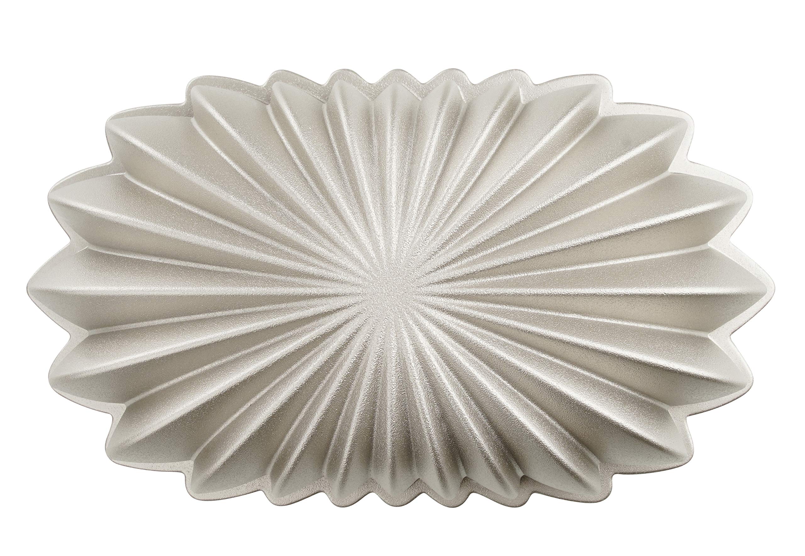 Dr. Oetker 2554 Moule à gâteaux original, Moule à gâteaux fantaisie, 1500ml, Argenté, Fonte d'aluminium, 27,5 x 16 x 7,5 cm