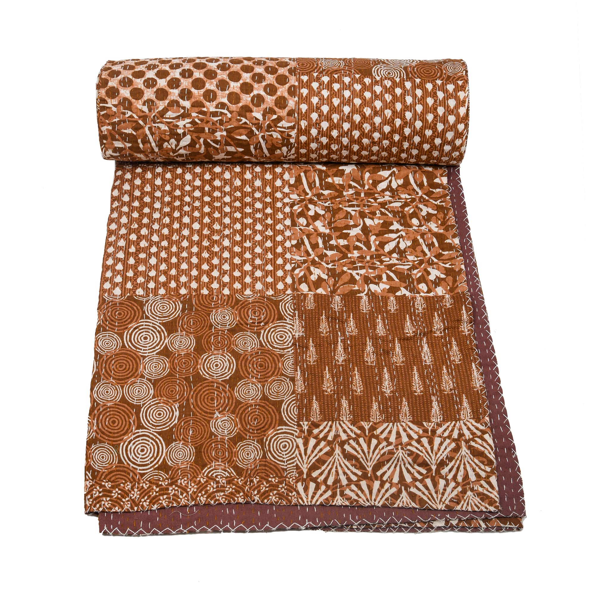 Amazon Com Marubhumi Indian Handmade Pure Cotton Kantha Quilt Throw Blanket Bespread Brown Twin 60 X 90 Home Kitchen Amazon Com Marubhumi Indian Handmade Pure Cotton Kantha Quilt Throw Blanket Bespread Brown Twin 60 X 90 Home Kitchen