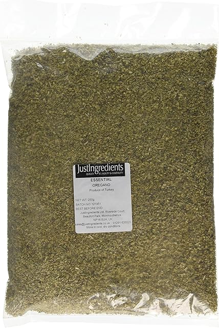 JustIngredients Essentials Oregano 250 g, Pack of 2
