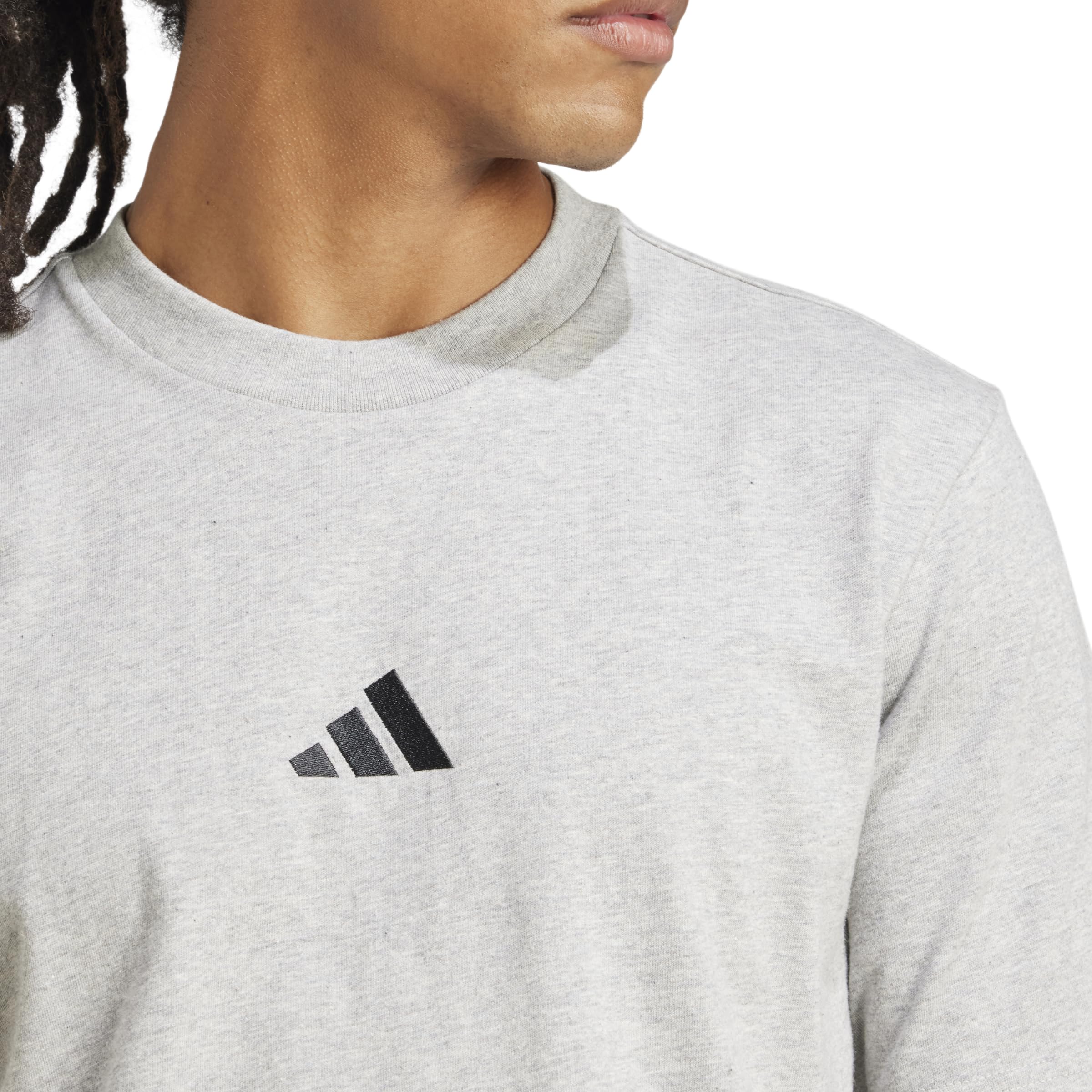 adidas Originals Men's Essentials Small Logo Single Jersey T-Shirt — view 5