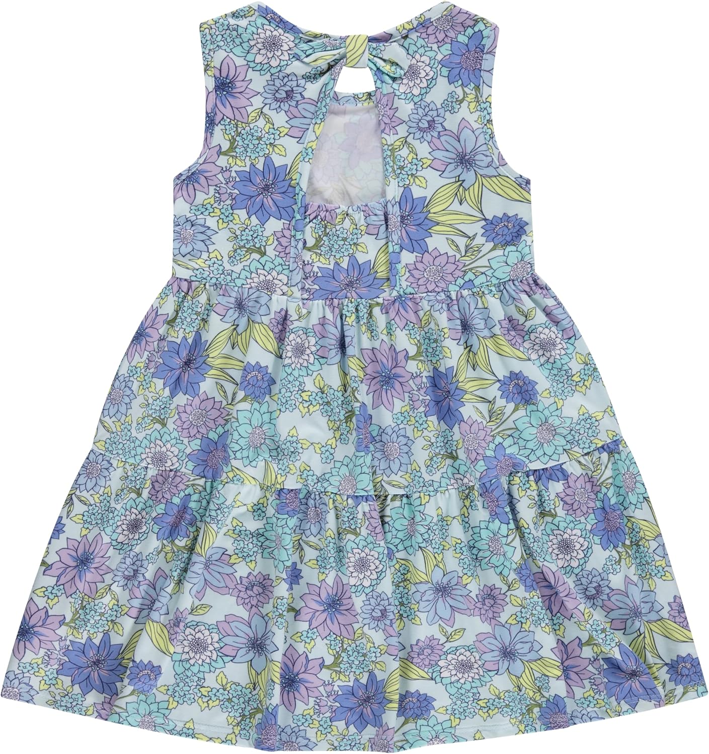 BTween Girls Mix and Match Set 4 Pack Soft Cotton Blend, Shirt. Biker Short, Dress and Romper - Image 5