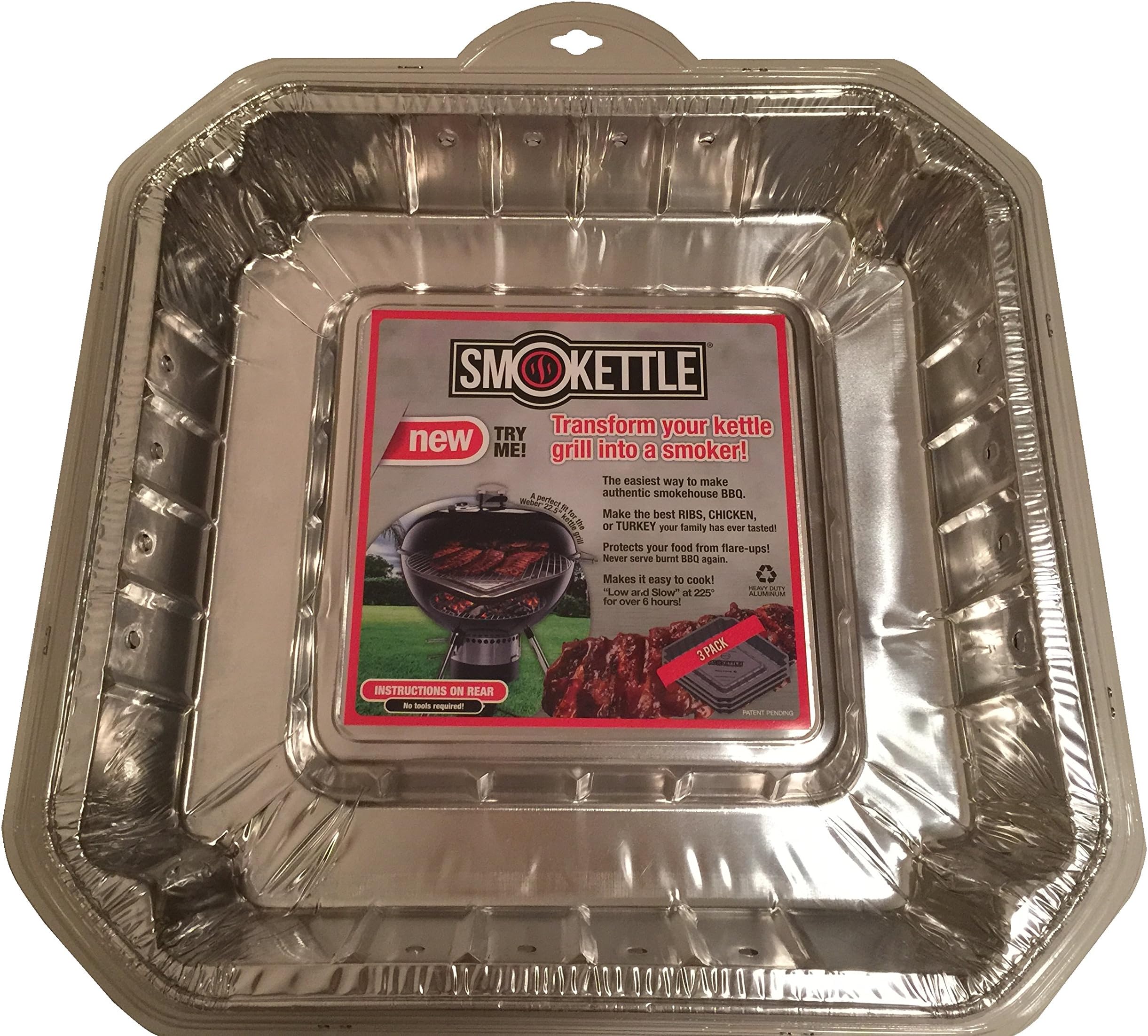 225-D Smoker for Weber Grill, Aluminum