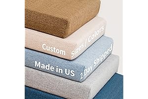 ColourTree Customizable Indoor/Outdoor Bench and Window Seat Cushions