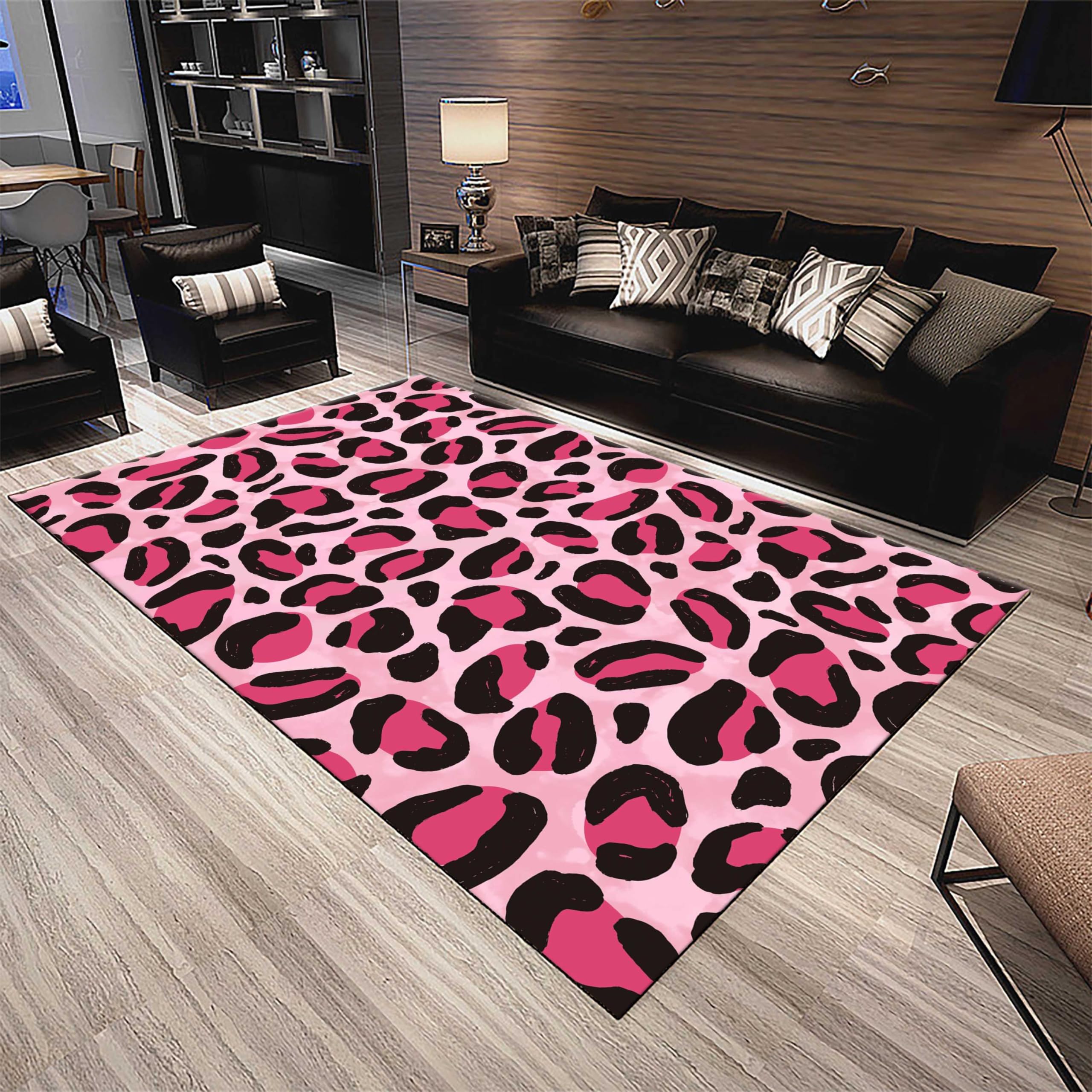 Amazon.com: LHOMKCV Leopard Print Area Rugs, 3x4ft, Modern Chic