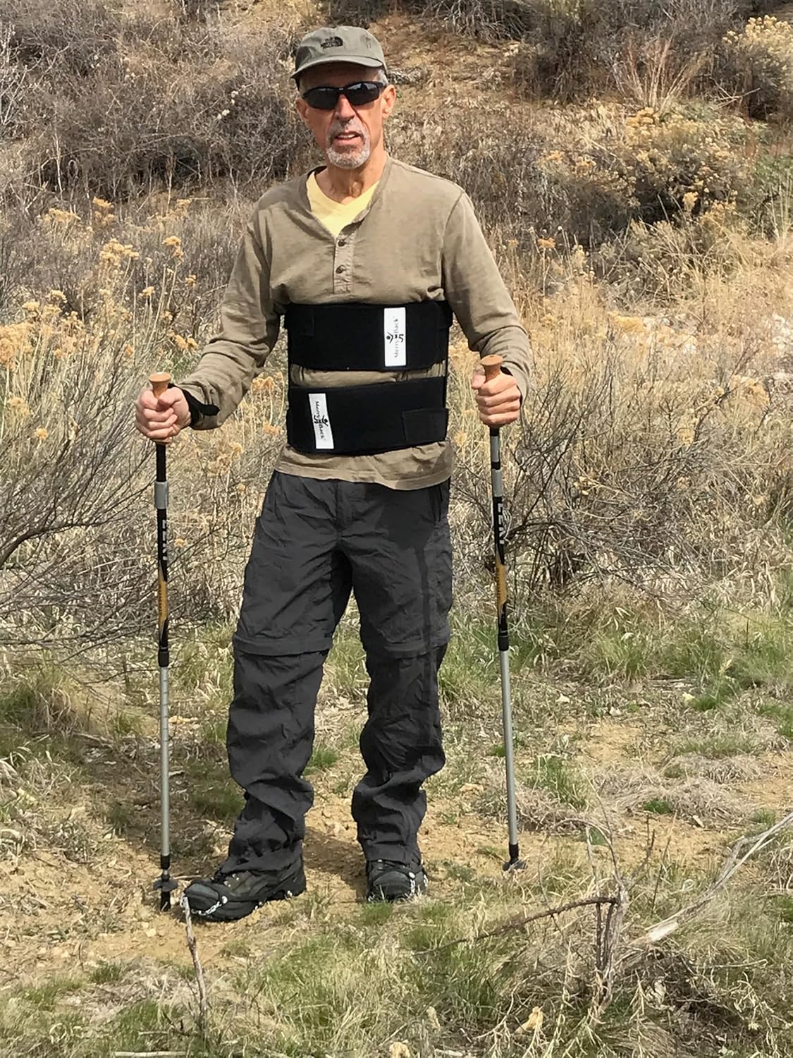 MerryBack™ ENS™ Spinal Decompression Belt – for Standing/Walking Back Pain Relief (Shopping Cart Sign) – Wearable Lumbar Support for Spinal Stenosis & Facet Arthritis (S/M)