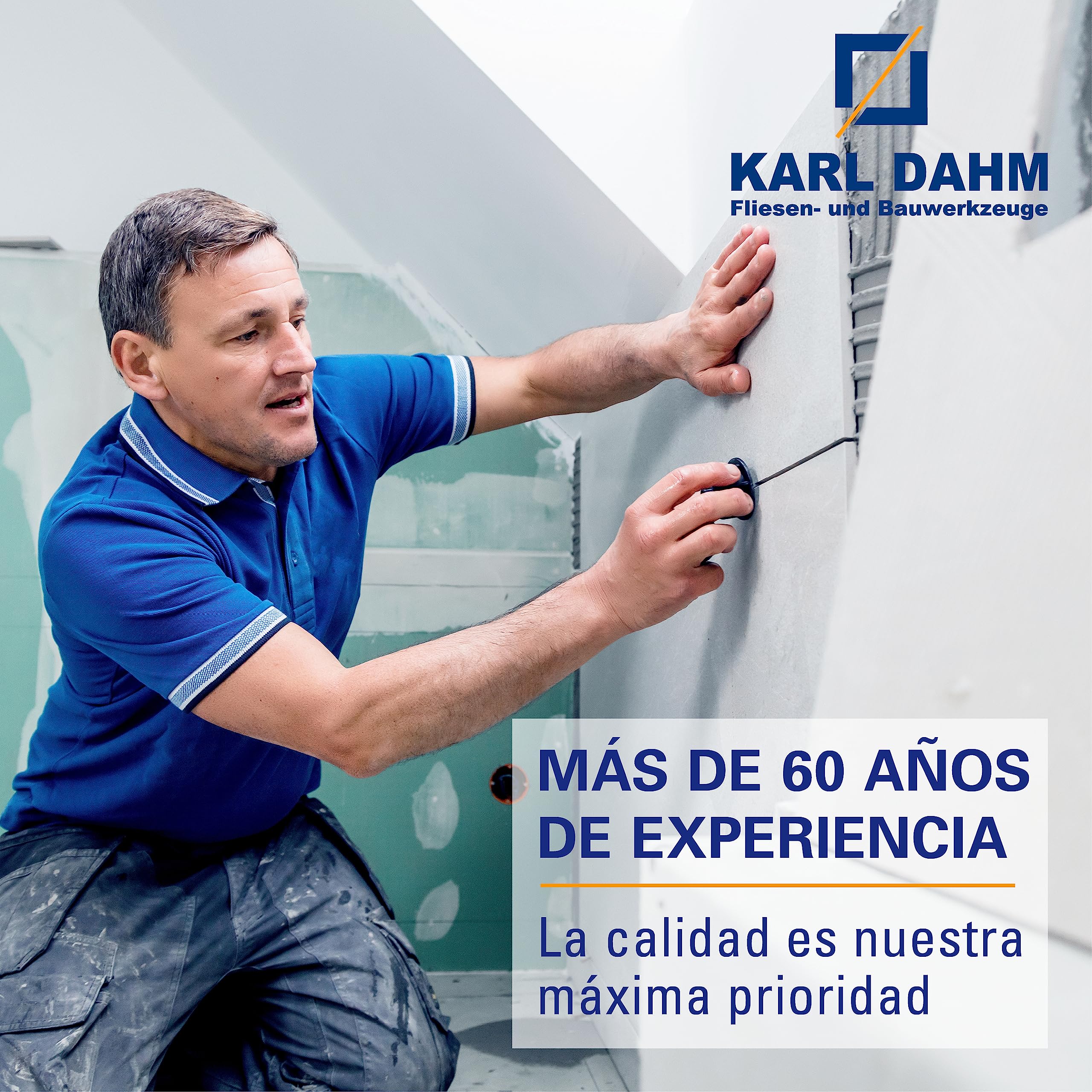 Karl Dahm Dust Butler Set - para Taladrar Sin Polvo I Diámetros 18 mm, 82 mm, 3 x 82 mm (para Tacos) y 162 mm I Colector de Polvo Profesional y Guía de Taladrado en Uno – 12180