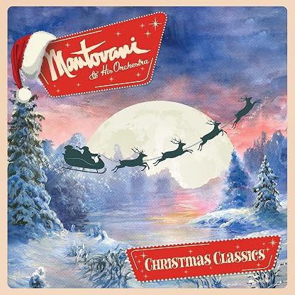 Christmas Classics (Vinil Vermelho) por Mantovani & His Orchestra, capa do álbum
