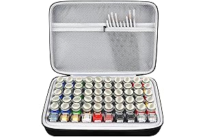 Deluxe Model Paint Storage Case Compatible with Testors Paint Set