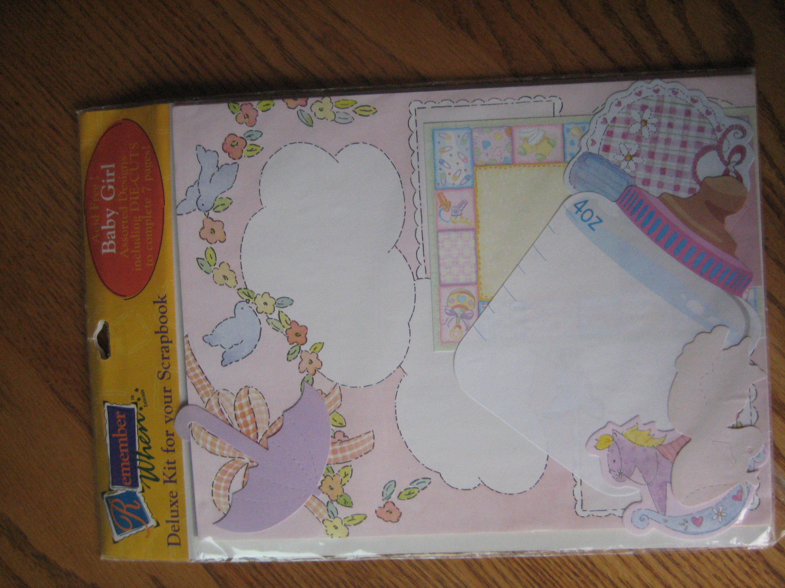 Baby Girl-Remember When Deluxe Kit for your Scrapbook